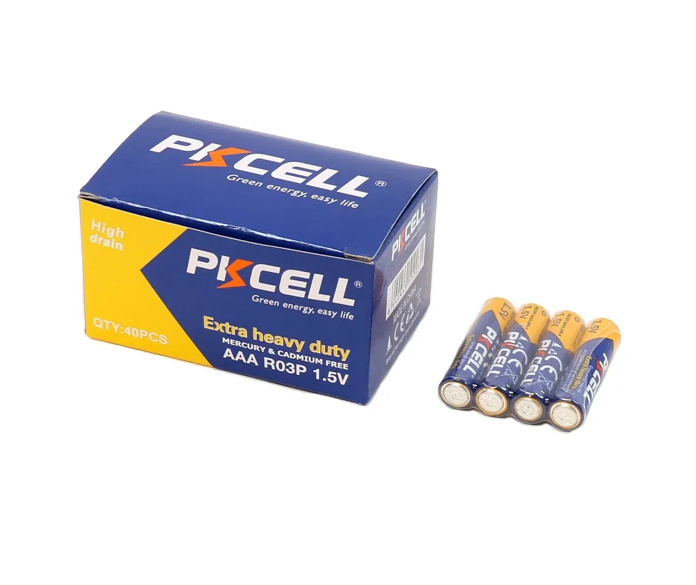 PKCELL Super Heavy Duty AAA Batteries (40-Pack)