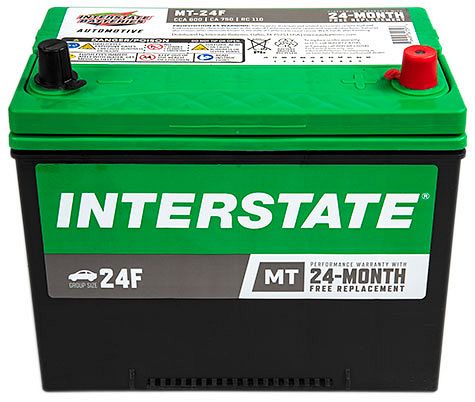 Interstate MT-24F-1 Group Size 24F 600CCA Flooded Battery