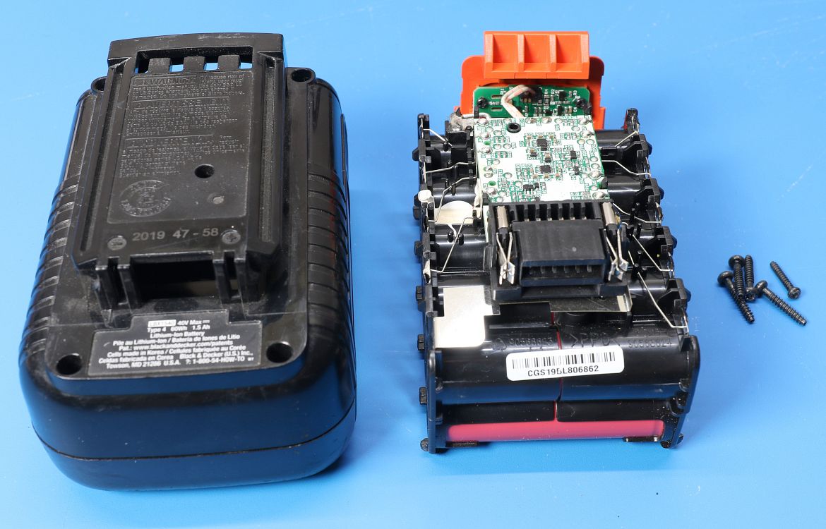 B&D case and BMS