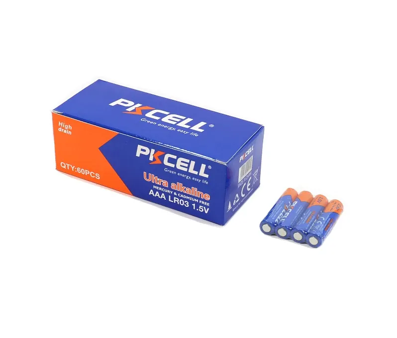 PKCELL Ultra Alkaline AAA Batteries (60-Pack)