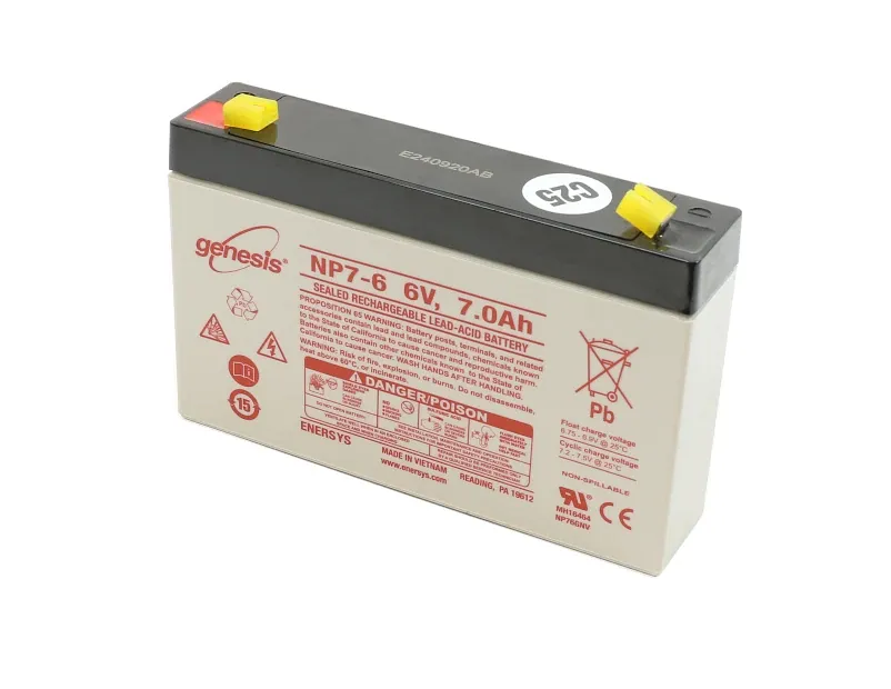 Genesis NP7-6 6V 7Ah SLA Battery