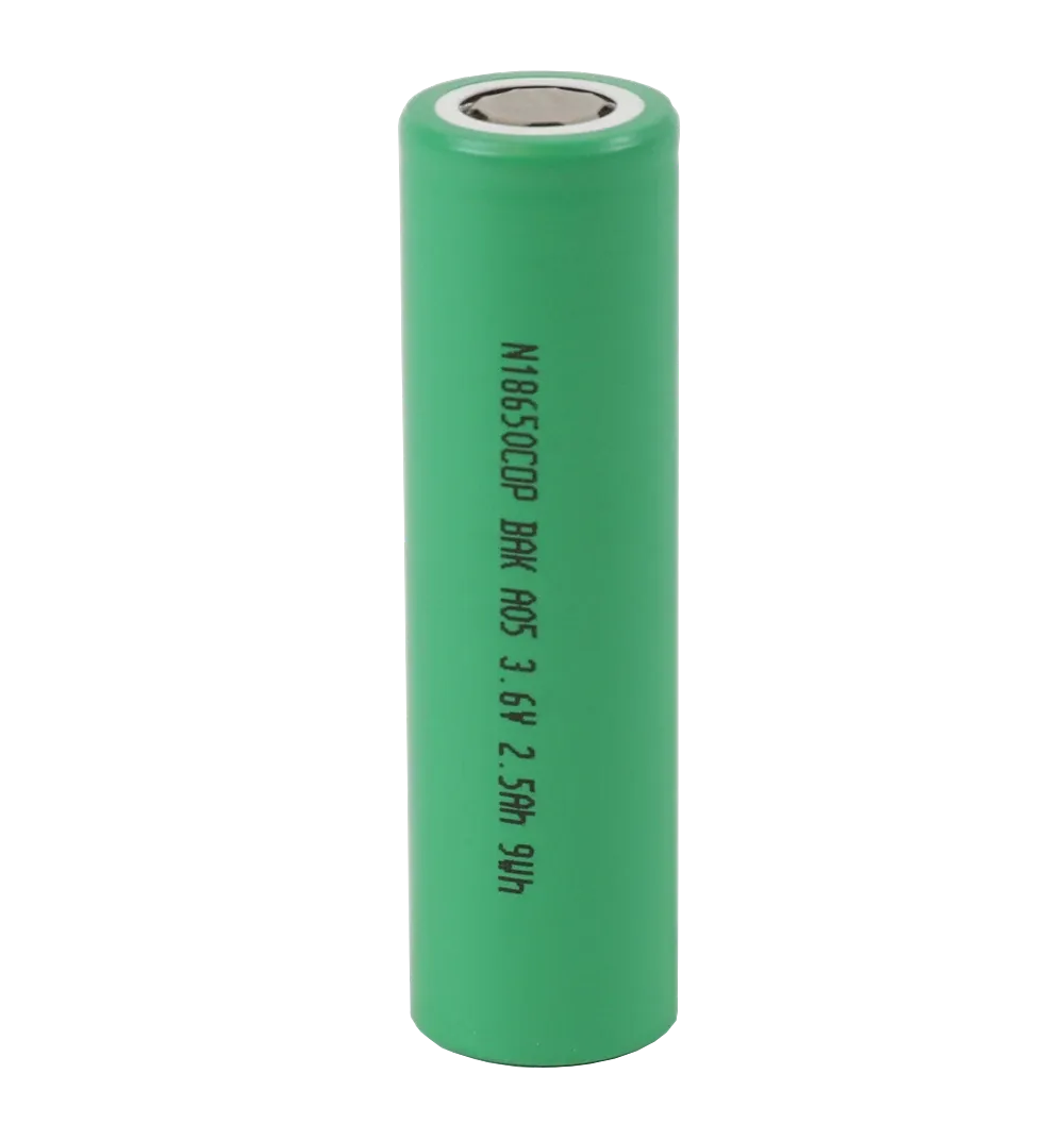 BAK N16850COP 2500mAh 30A 18650 Flat Top Battery