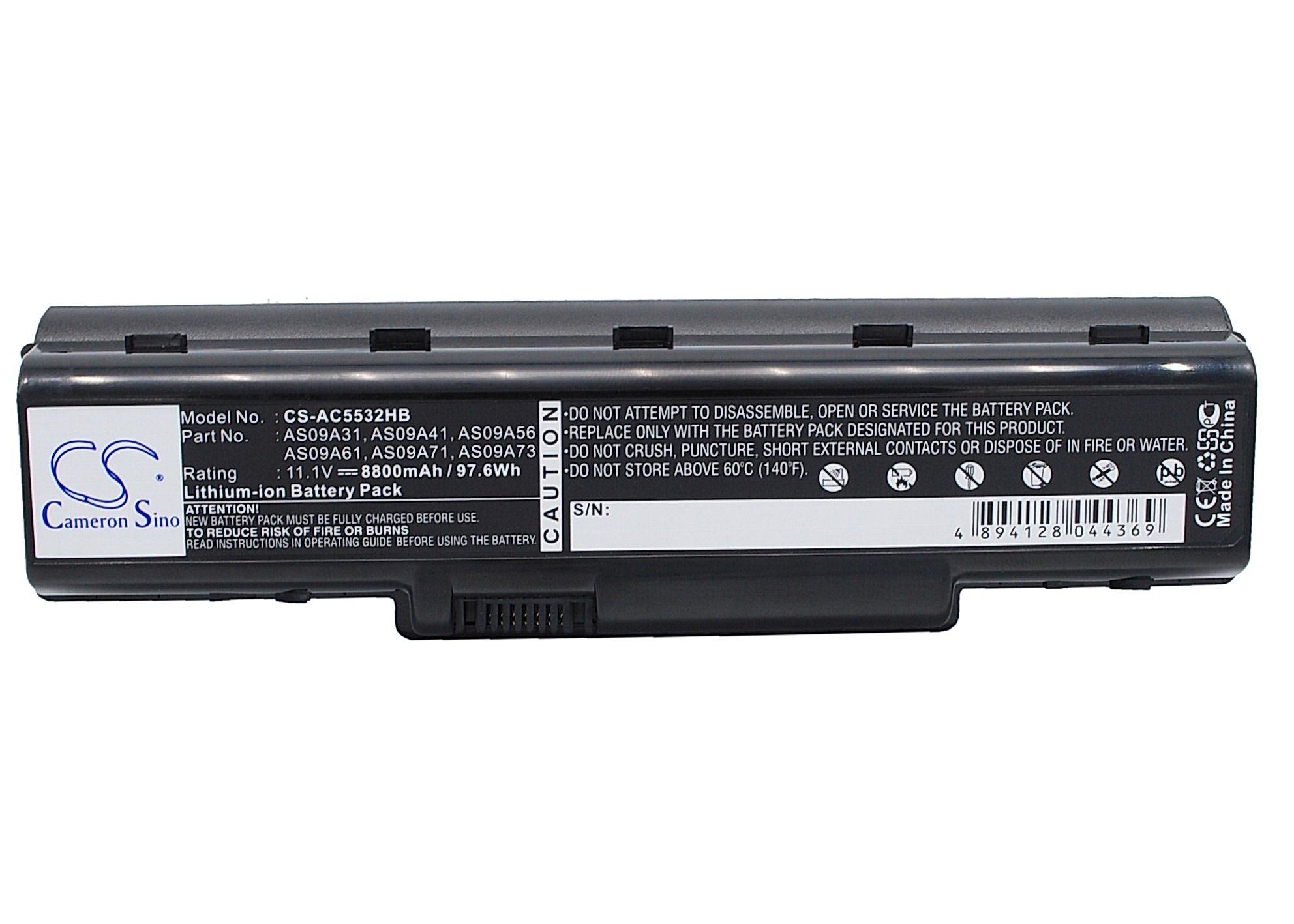 Acer Aspire 4732 Battery Replacement