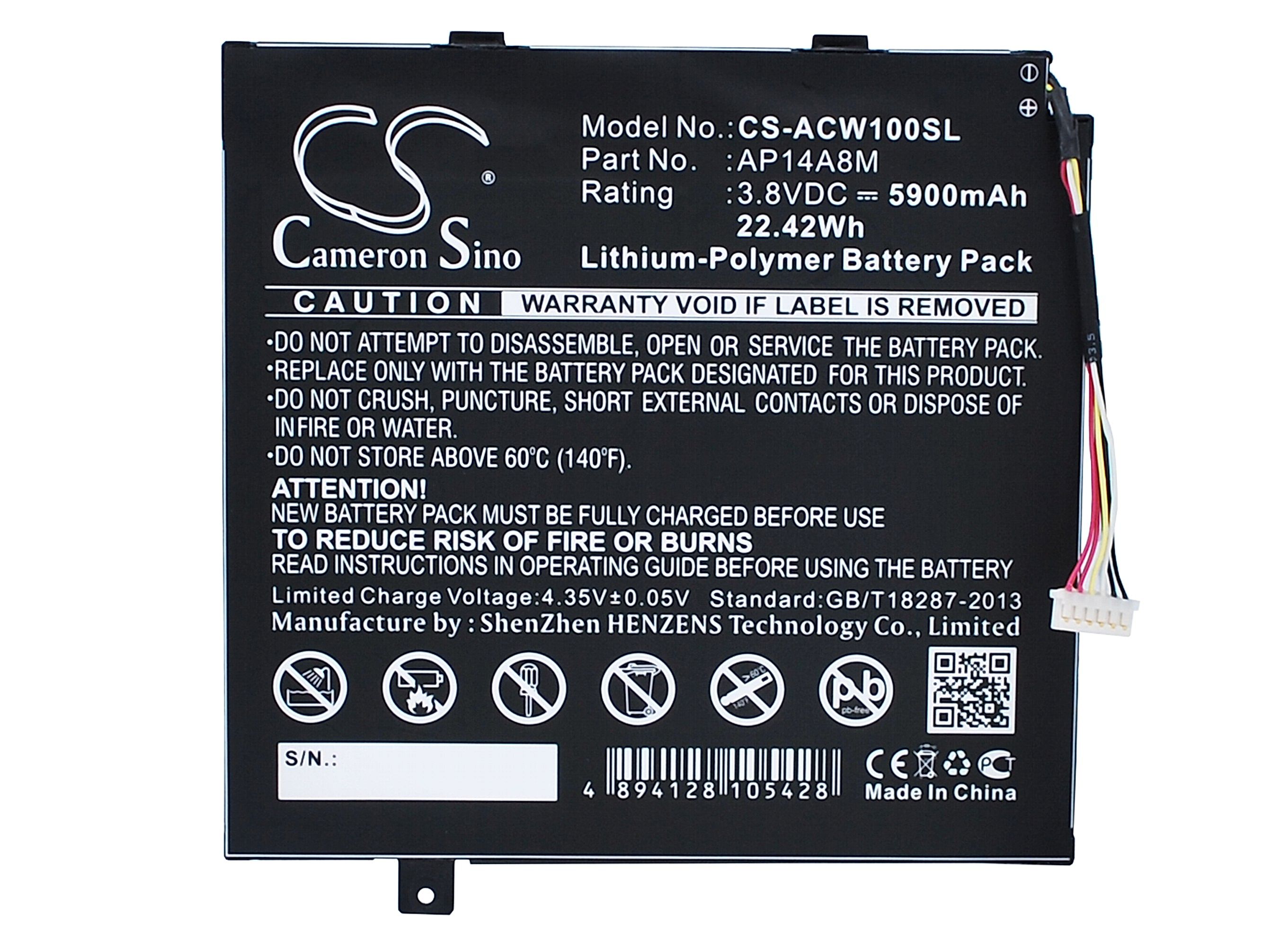 Acer Iconia Tab 10 A3-A20 Battery Replacement