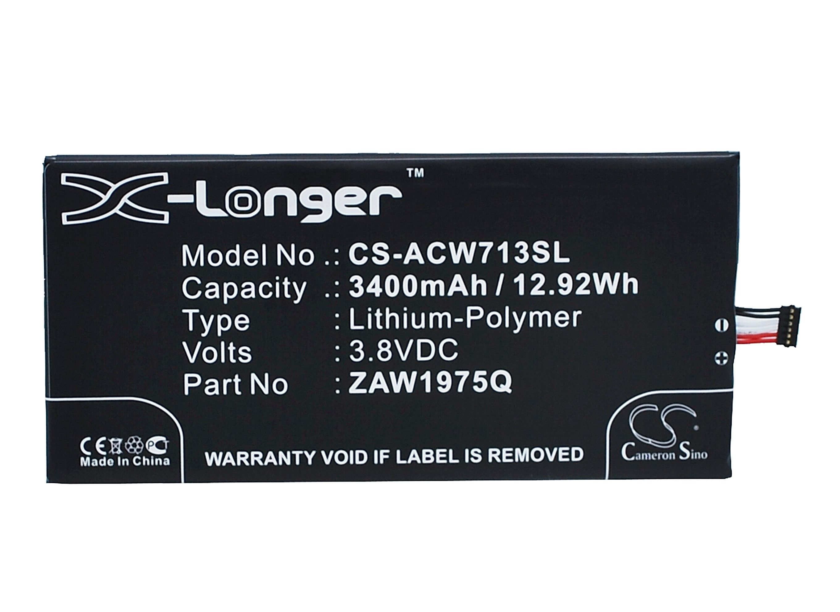 Acer Iconia Tab 7 Battery Replacement