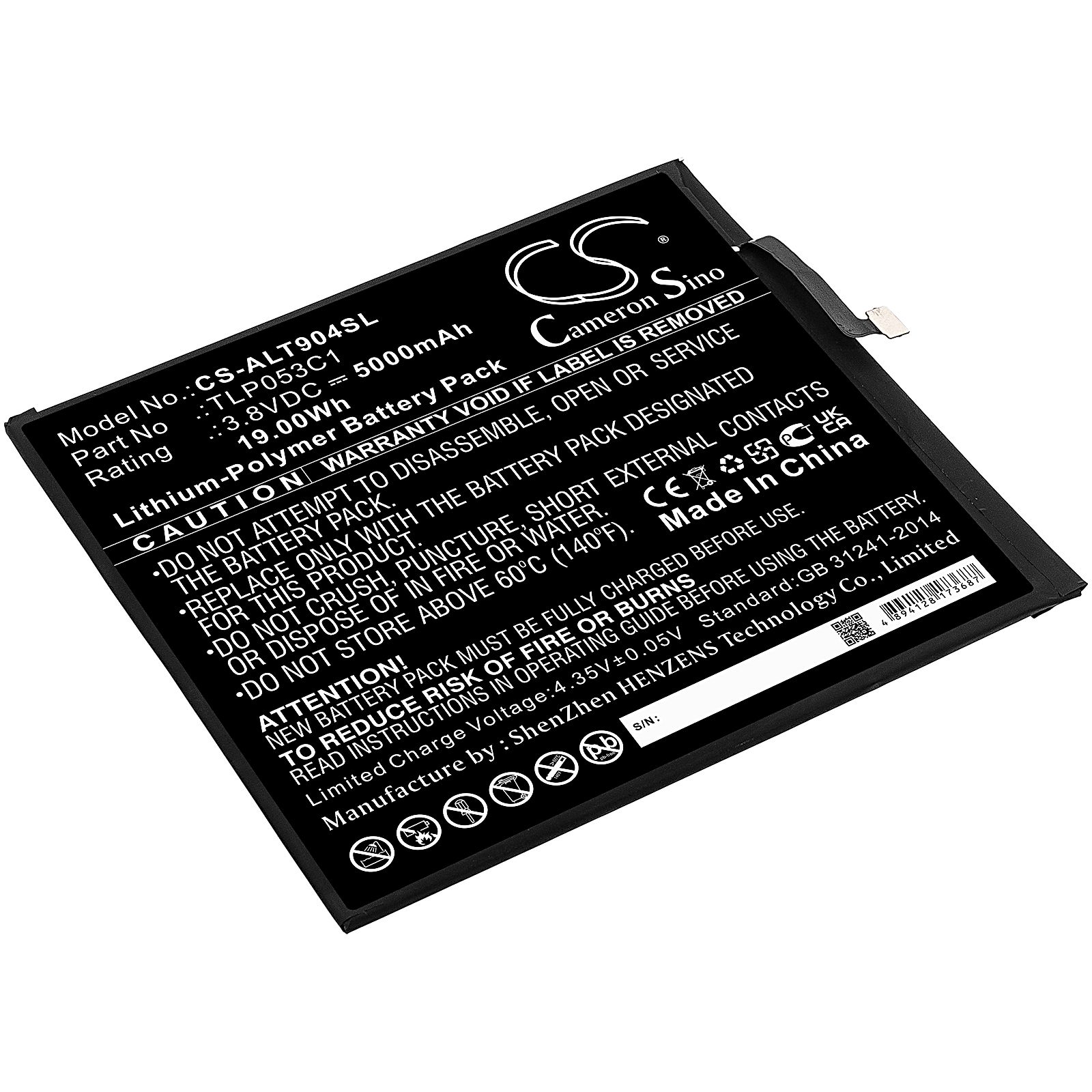 Alcatel Tab 8 Battery Replacement