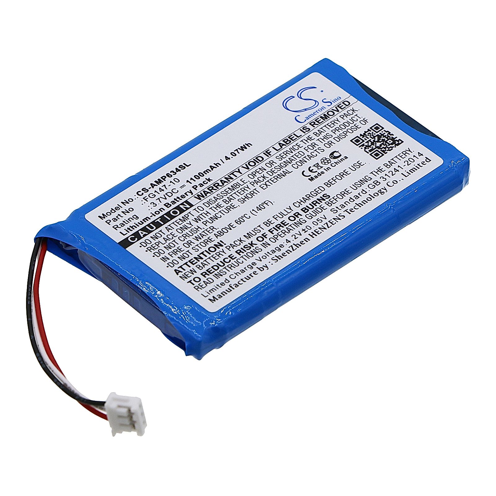 AMX RS634 Battery Replacement