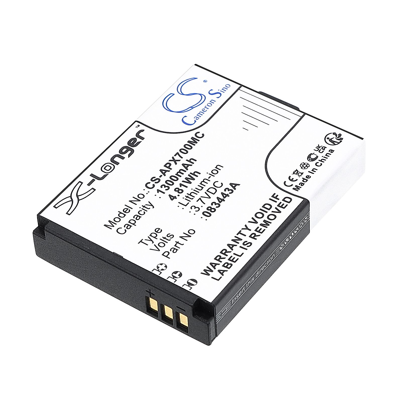 Actionpro X7 Battery Replacement