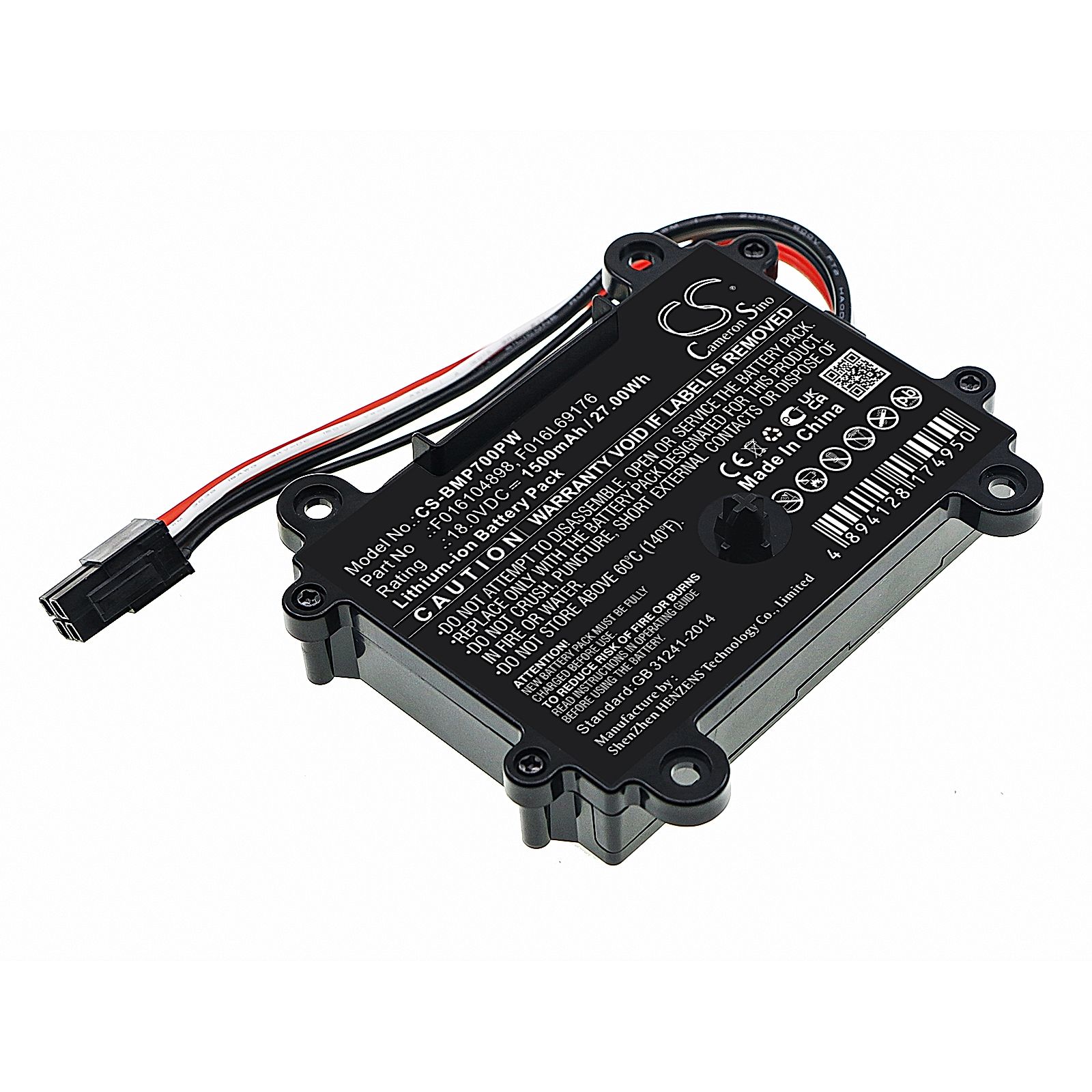 Bosch Indego 350 Battery Replacement