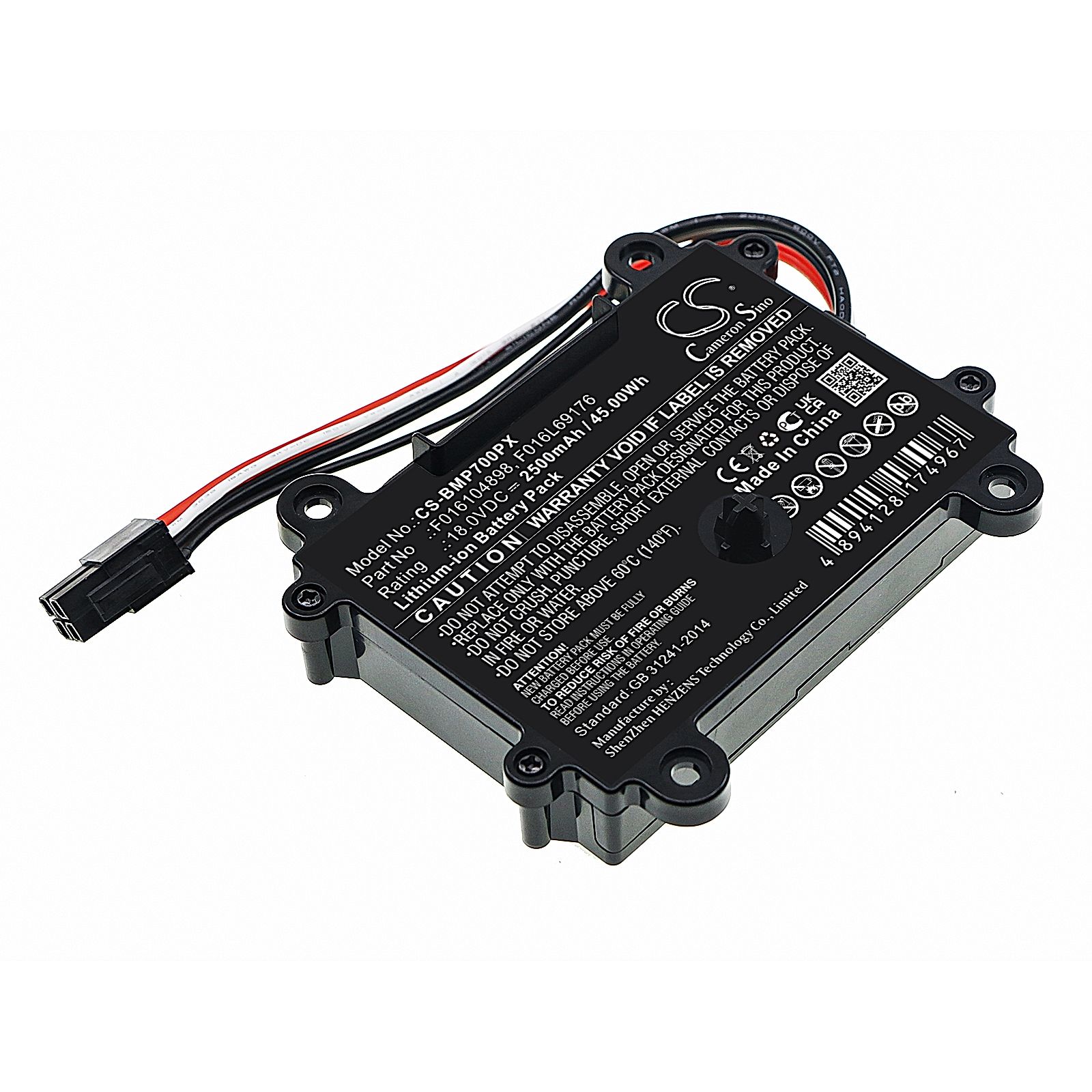 Bosch Indego 350 Battery Replacement