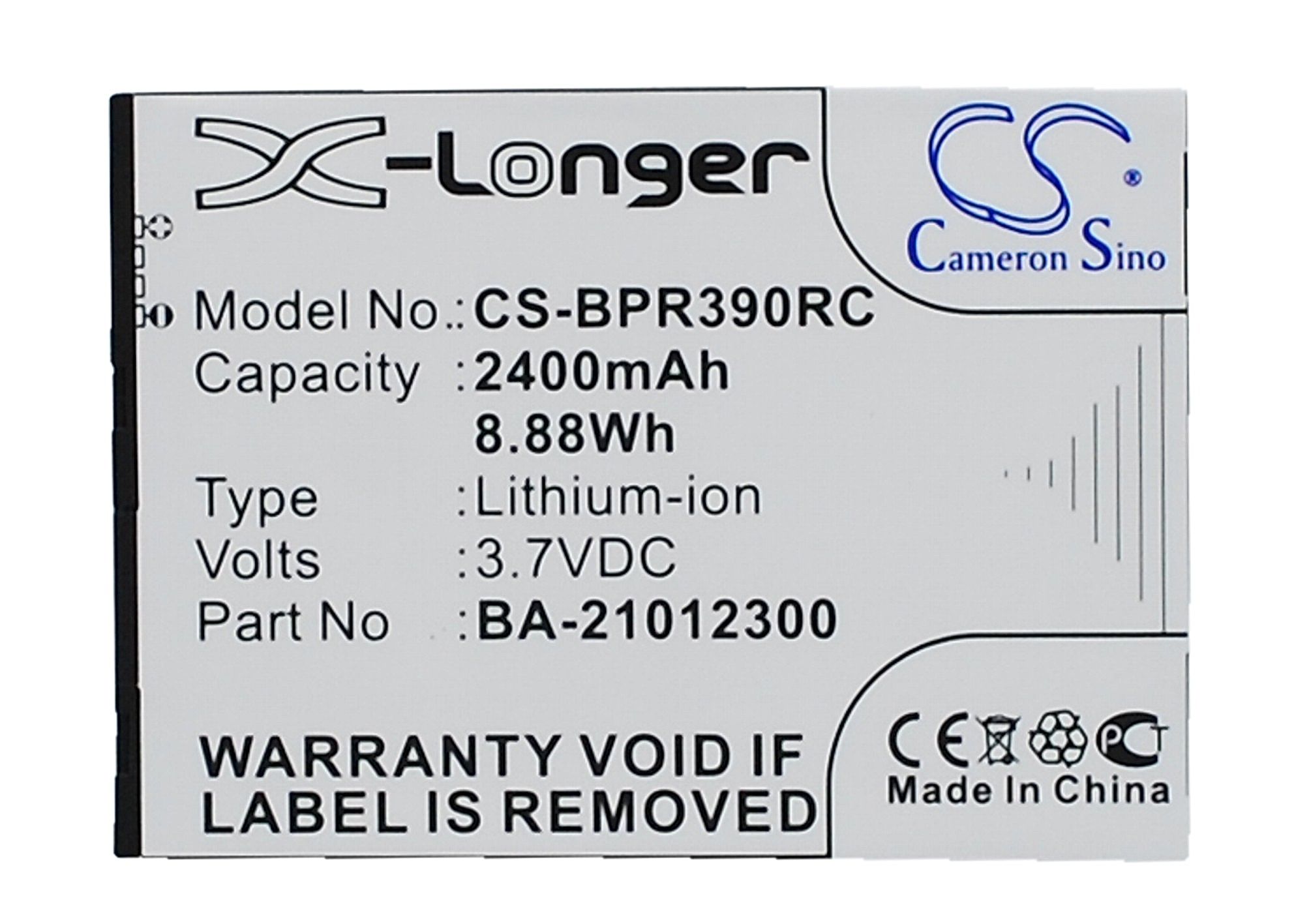 BandRich BandLuxe PR39 Battery Replacement
