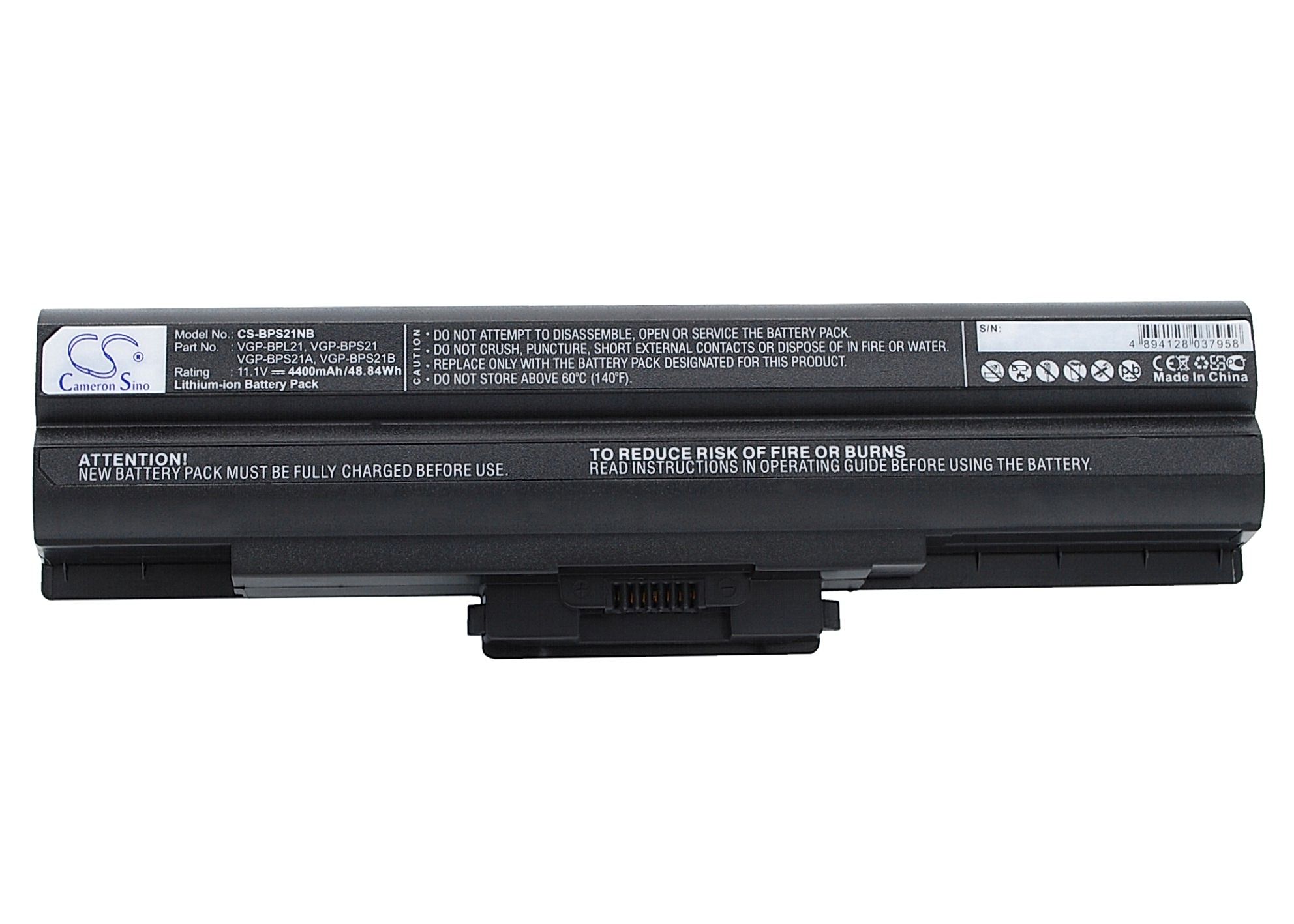 Sony VAIO VGN-AW41JF Battery Replacement