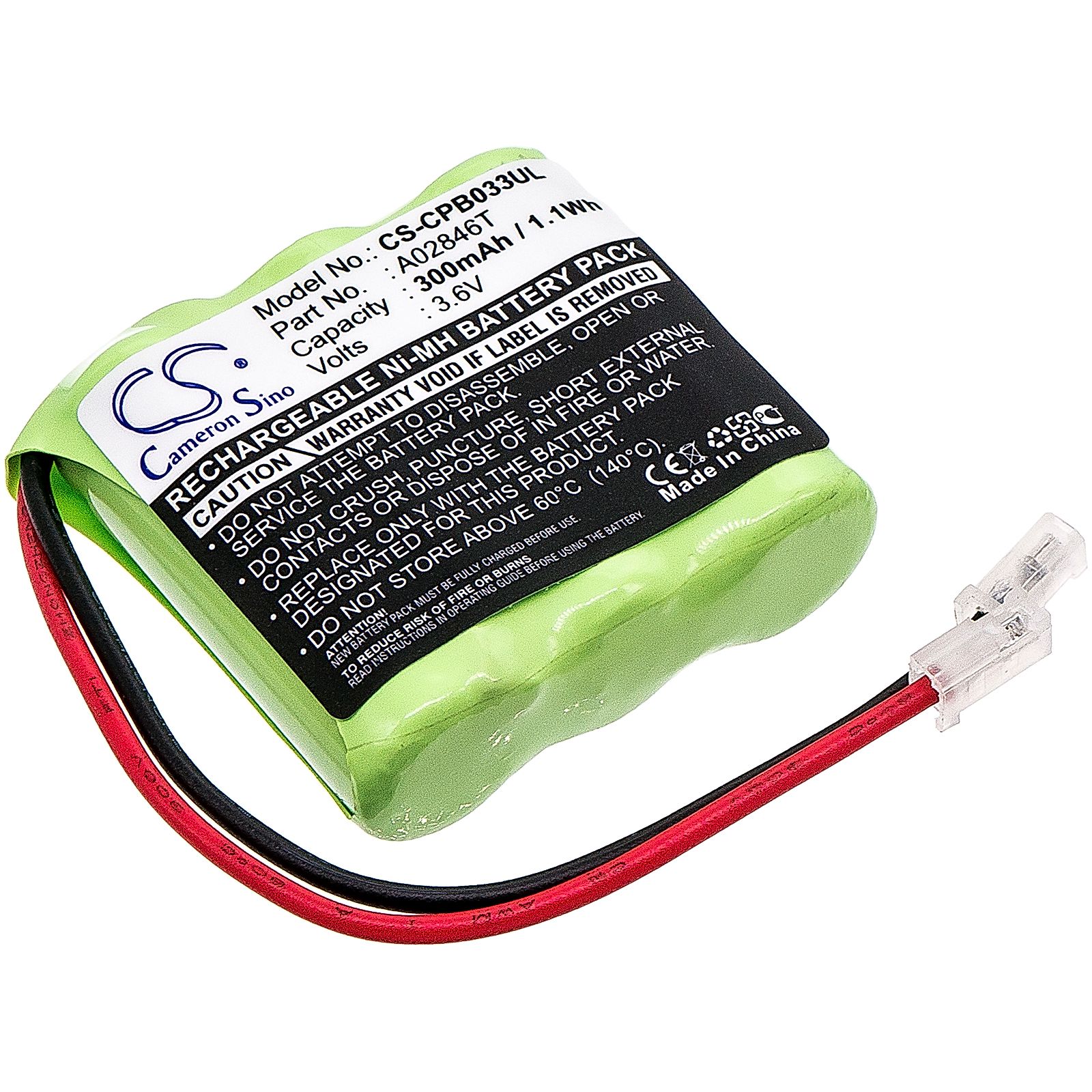 Universal 2/3AAA x 3 Battery Replacement