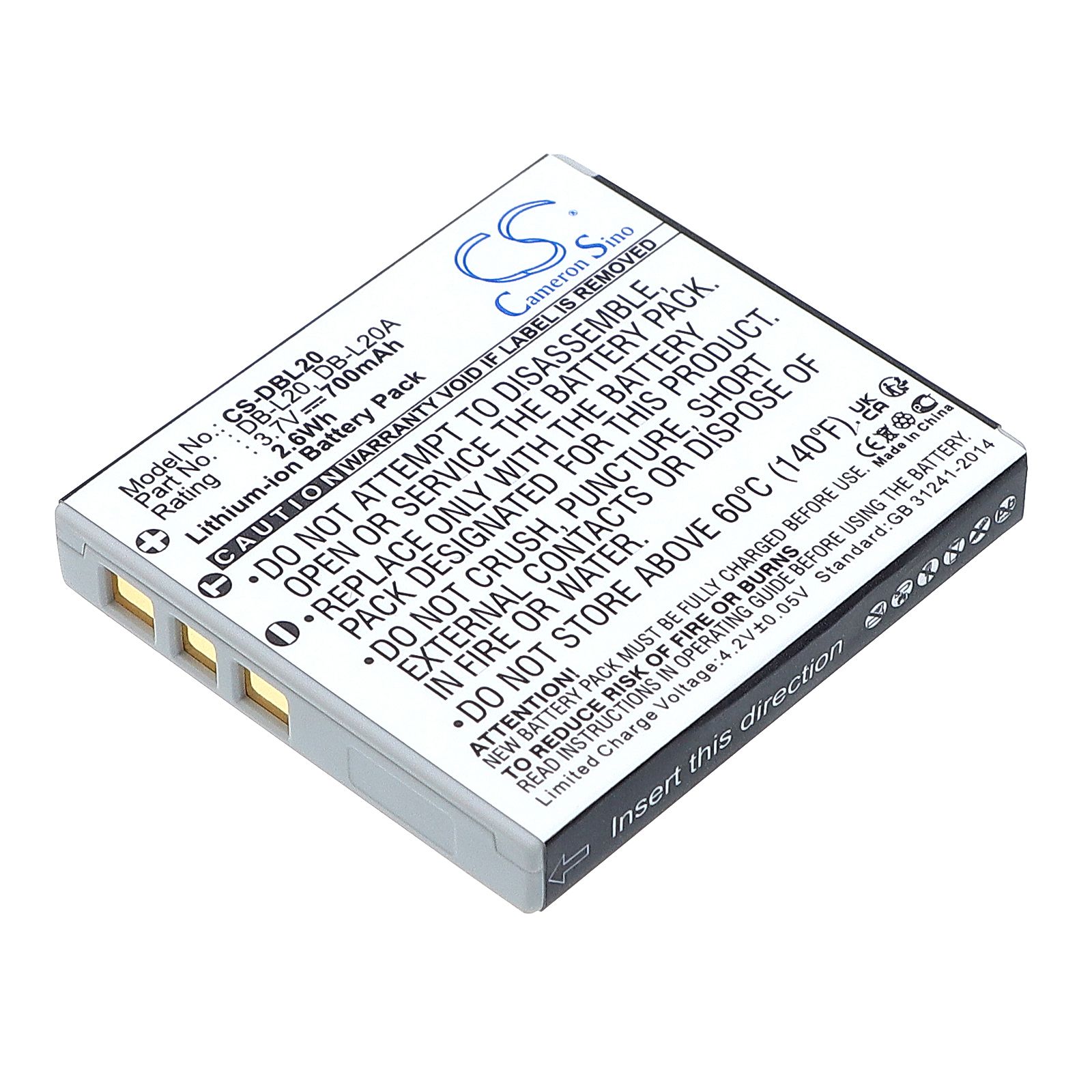 Sanyo Xacti VPC-E60 Battery Replacement