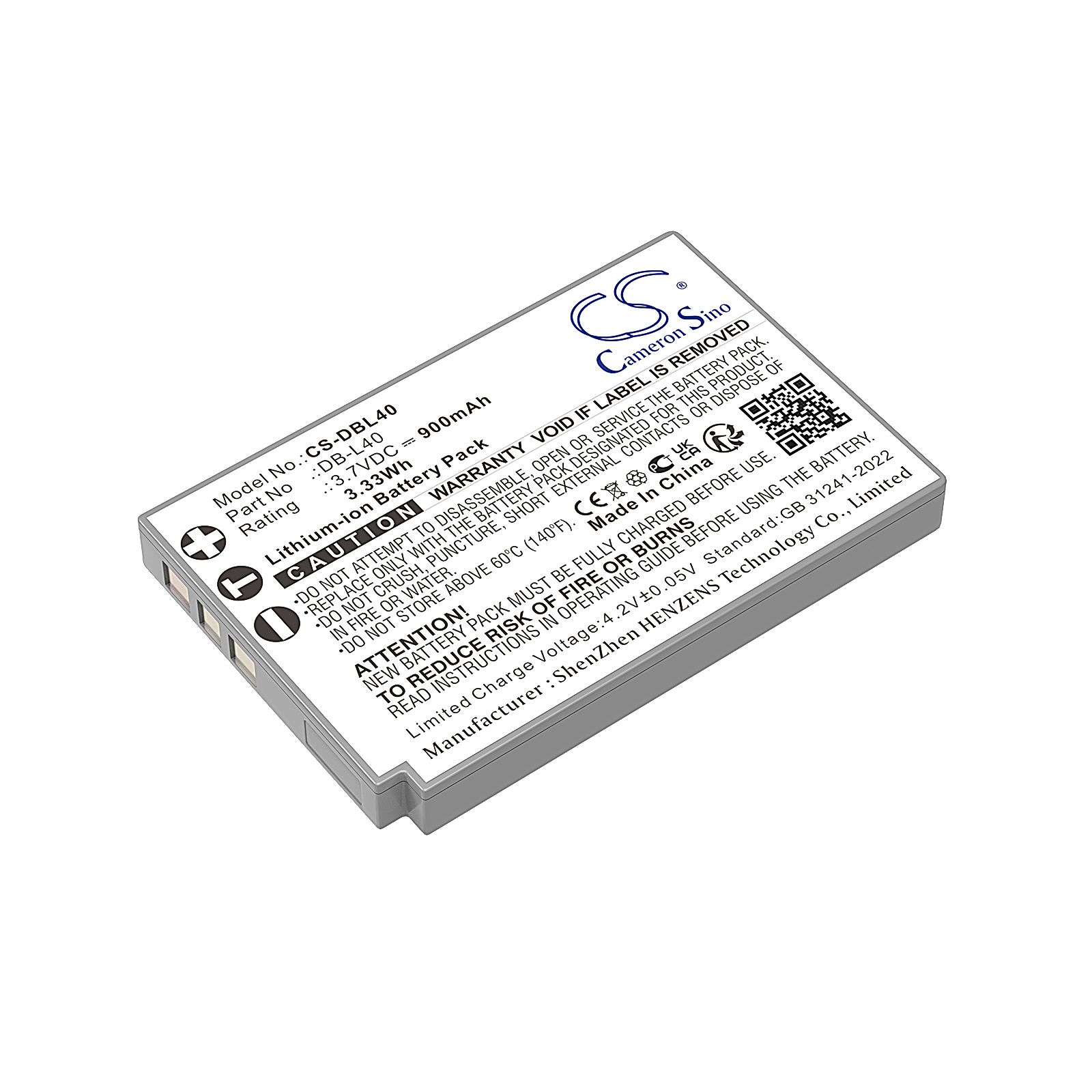 Sanyo Xacti DMX-HD800 Battery Replacement