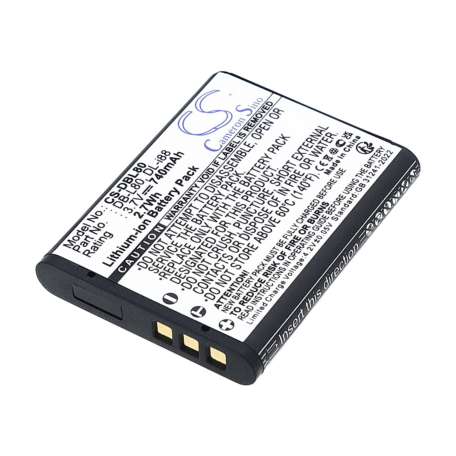 Toshiba Camileo BW10 HD Battery Replacement