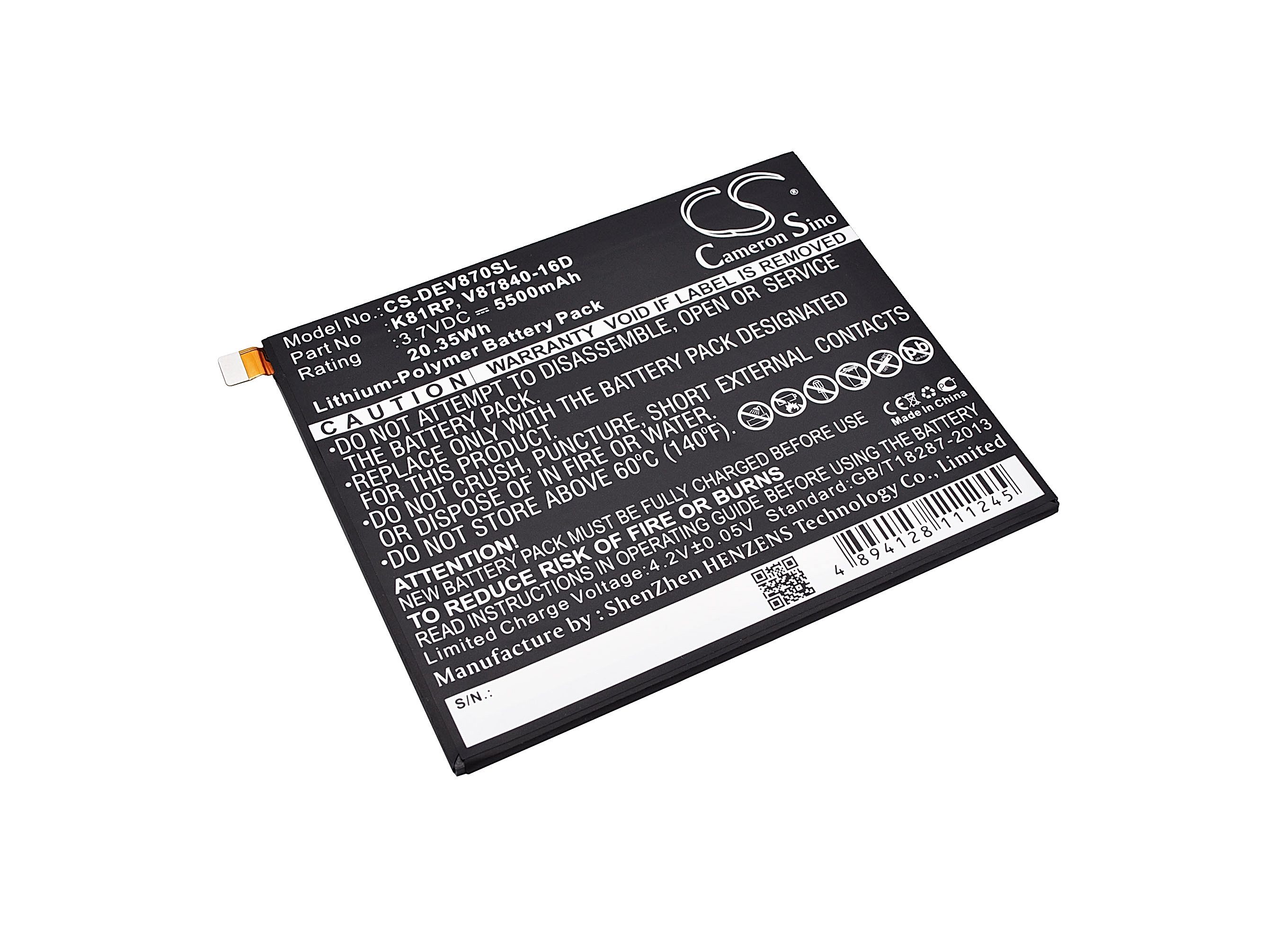 Dell Venue 8 7000 Battery Replacement