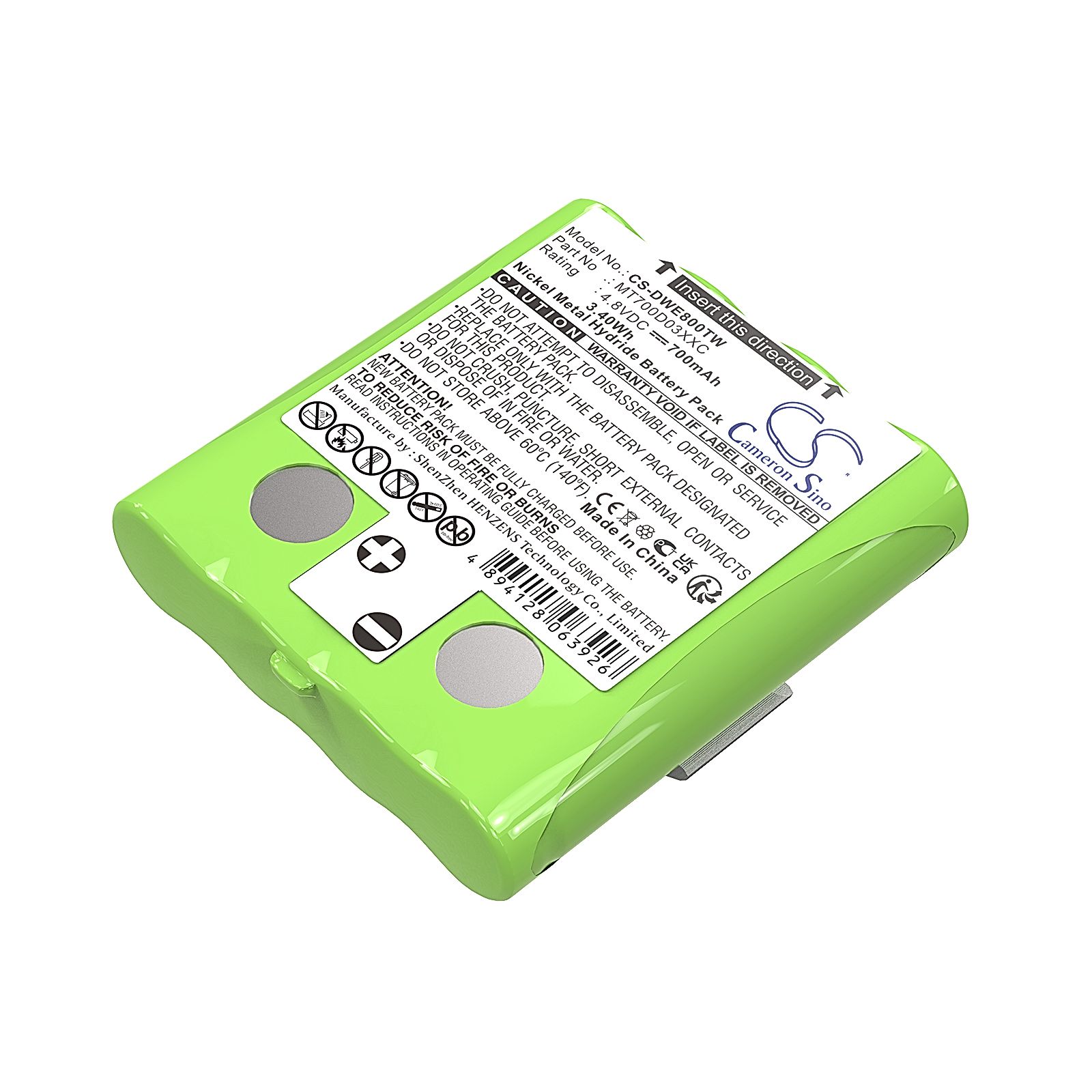 DeTeWe Outdoor 8000 Battery Replacement