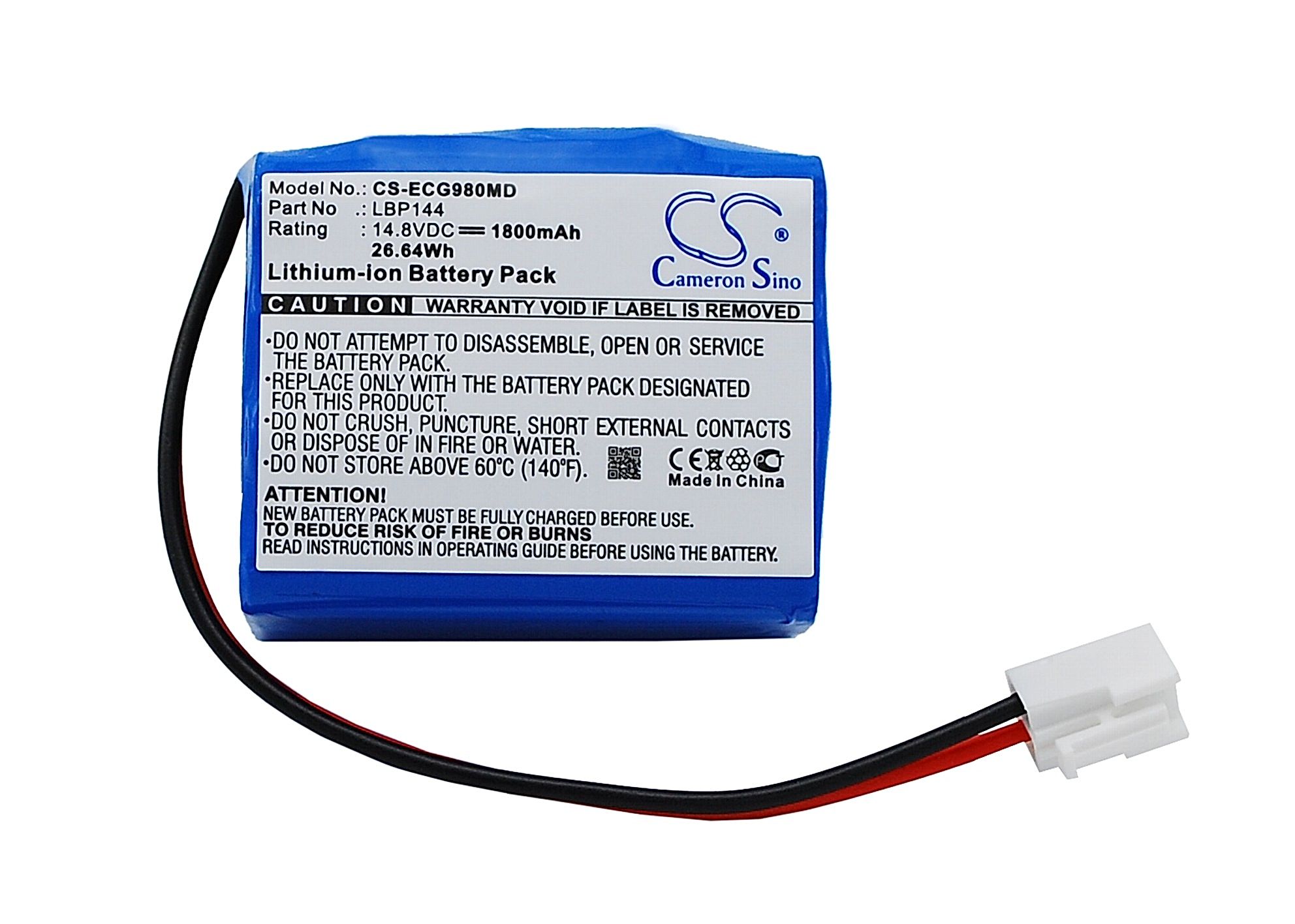 RAYTOP LBP144 Battery Replacement