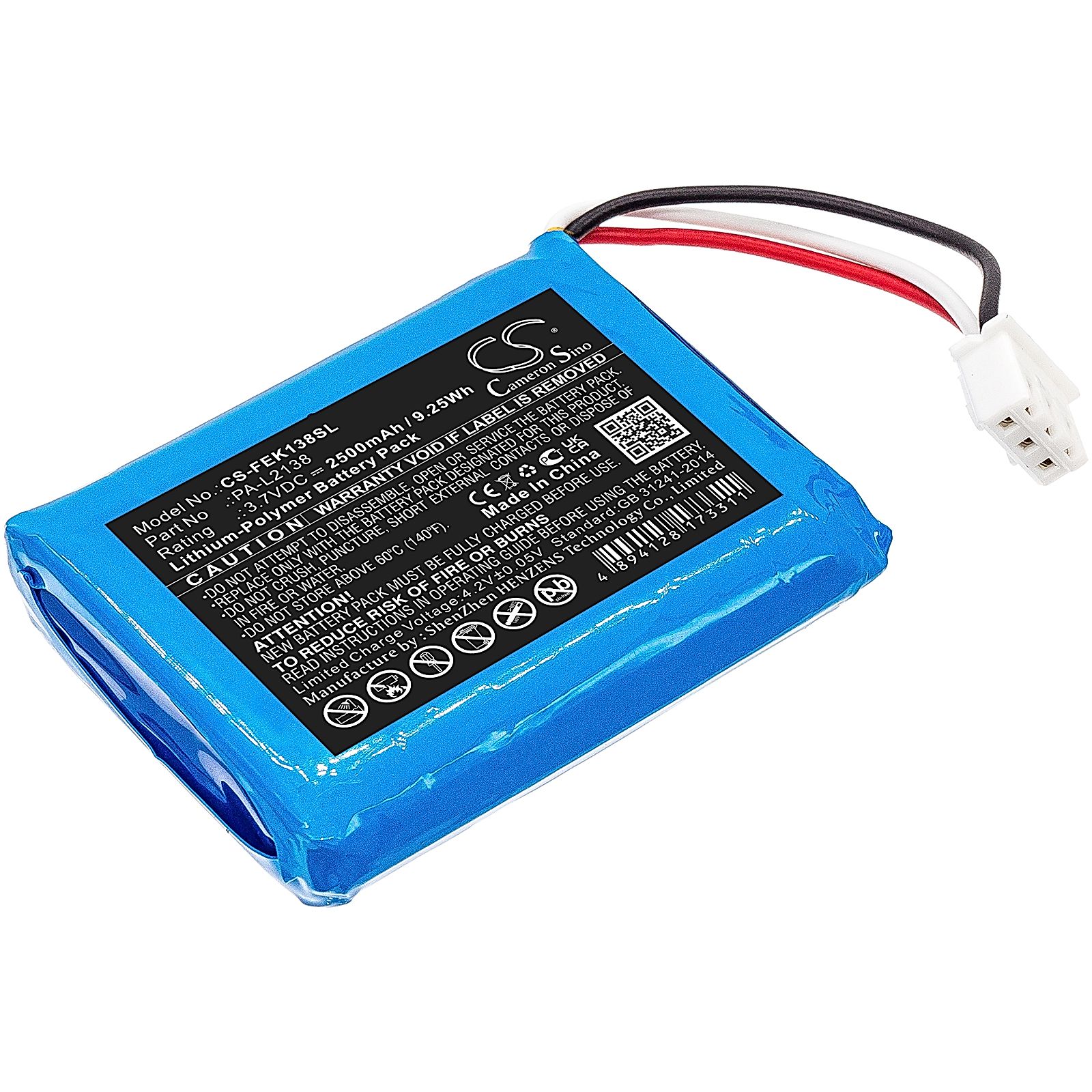 Fey Elektronik PA-L2138 Battery Replacement