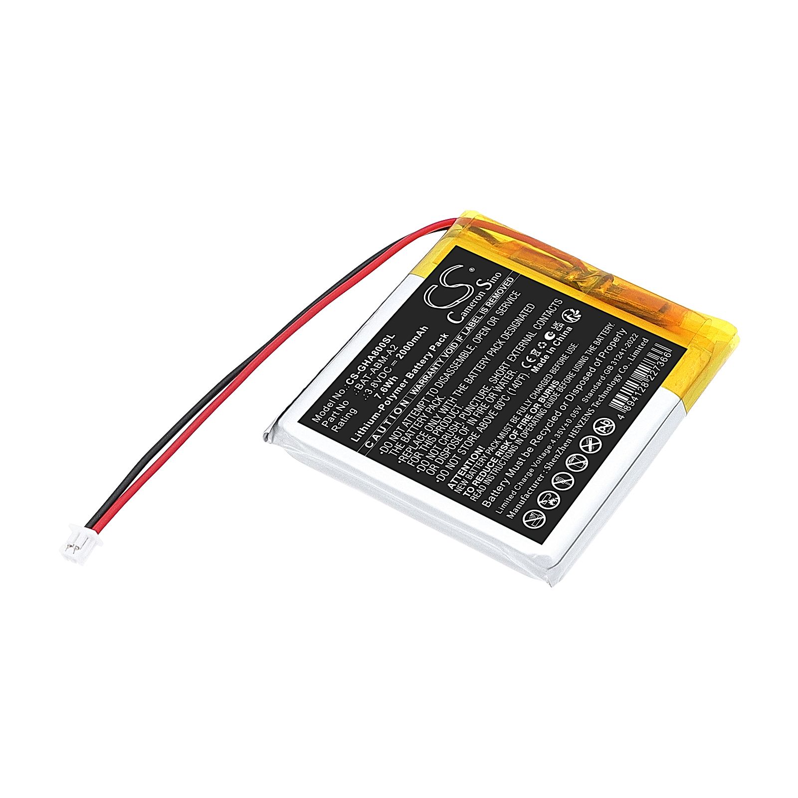 GHB ABM800 Battery Replacement