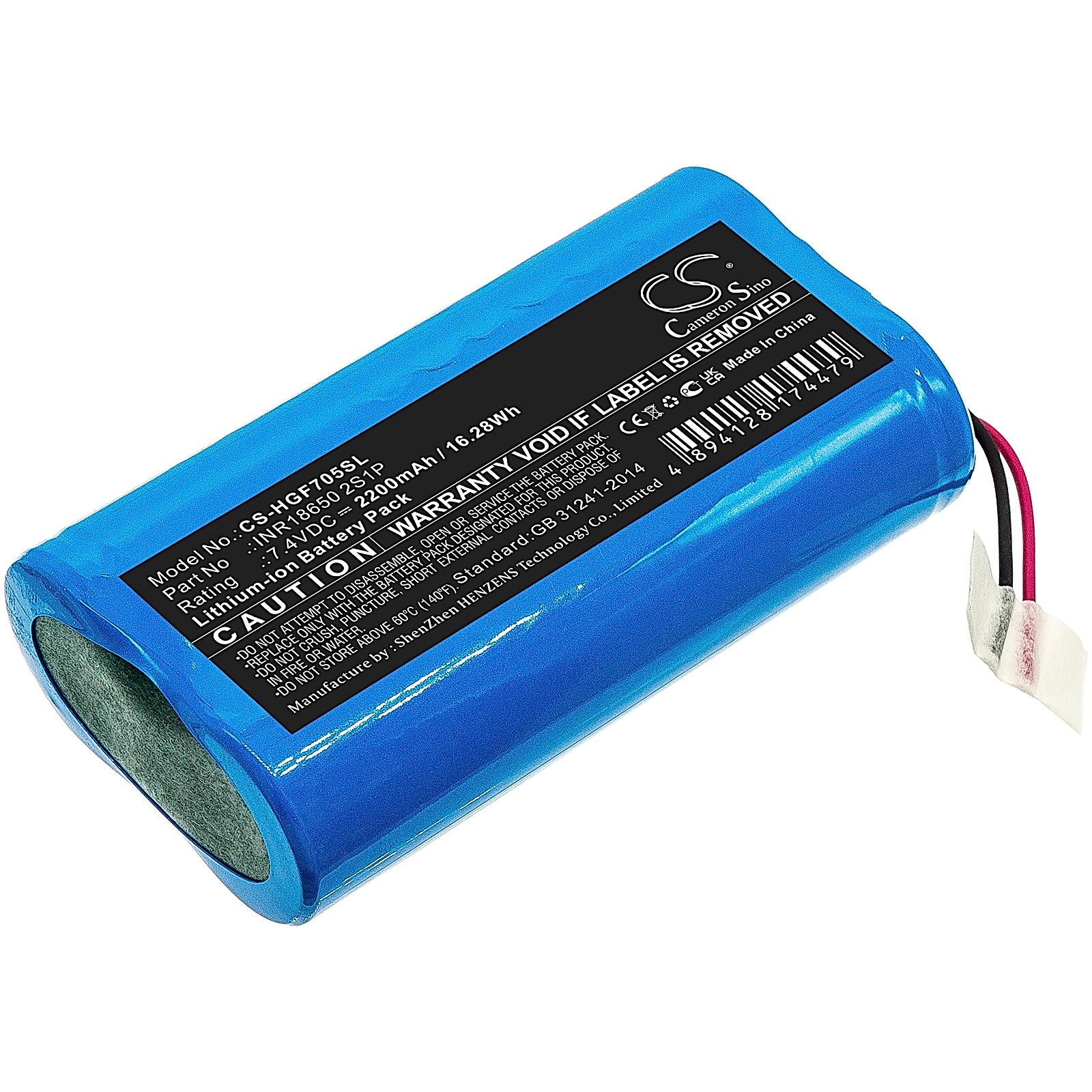 CHI Escape GF7054 Battery Replacement