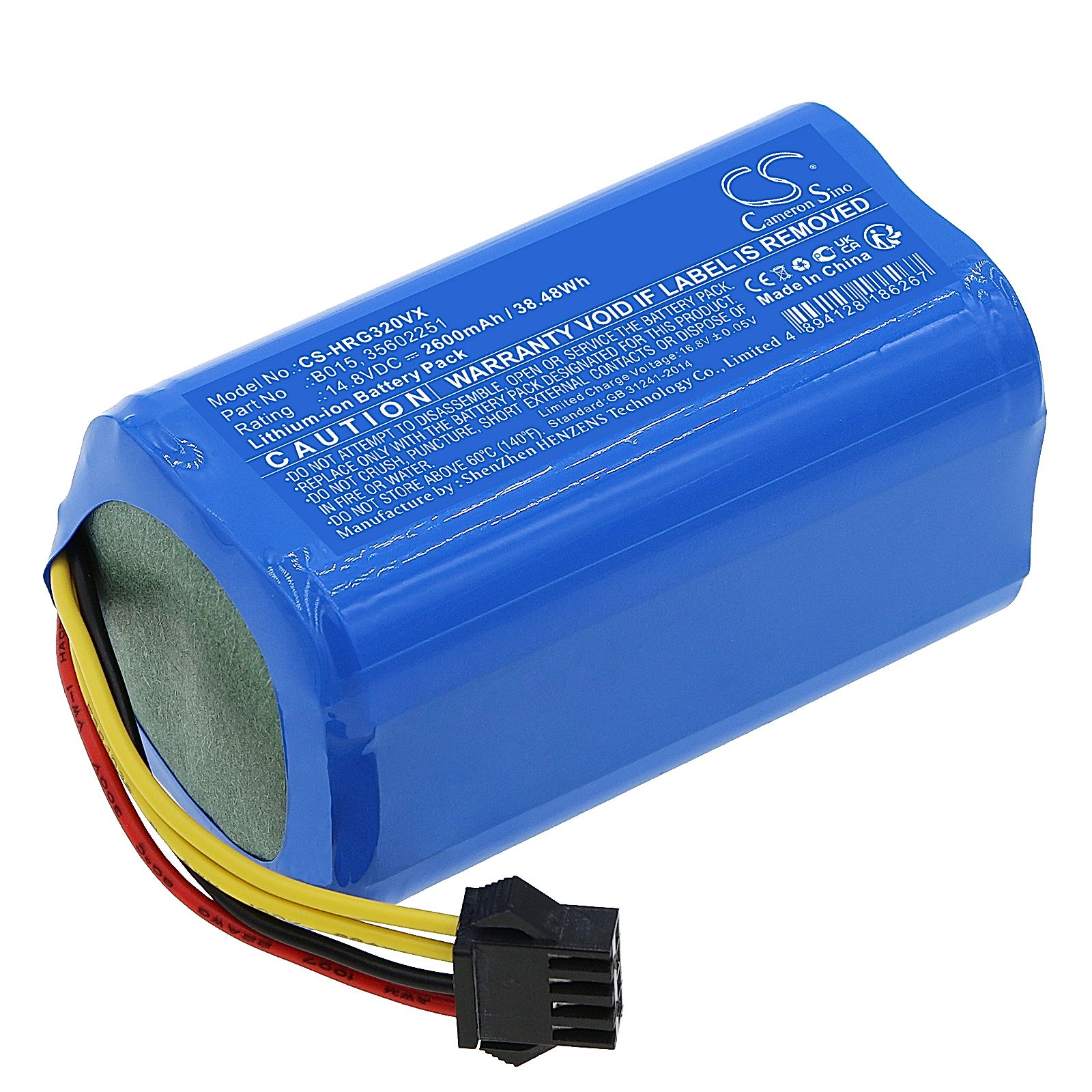 Easyhome 800560 Robot Battery Replacement
