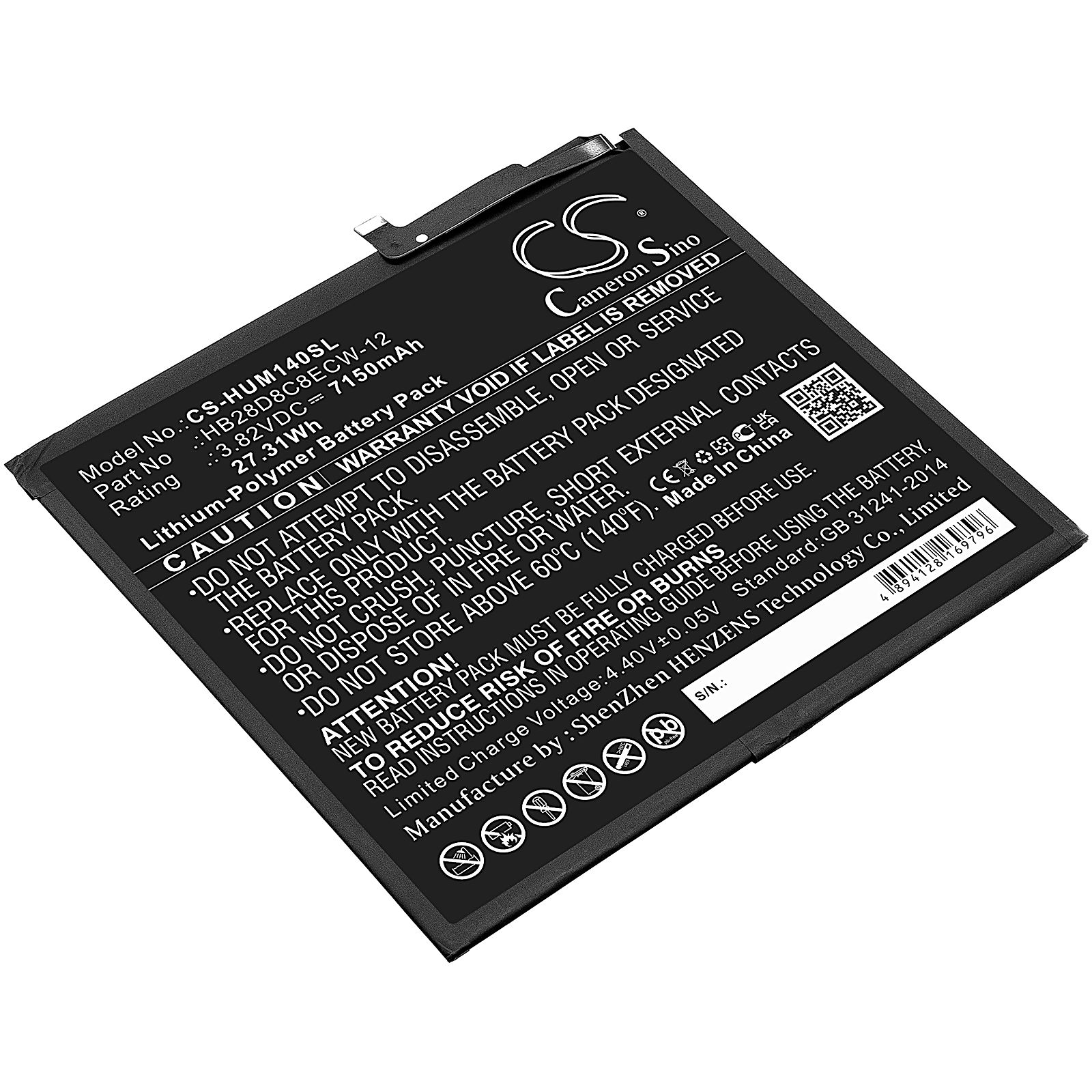 Huawei MatePad 10.4 2020 Battery Replacement