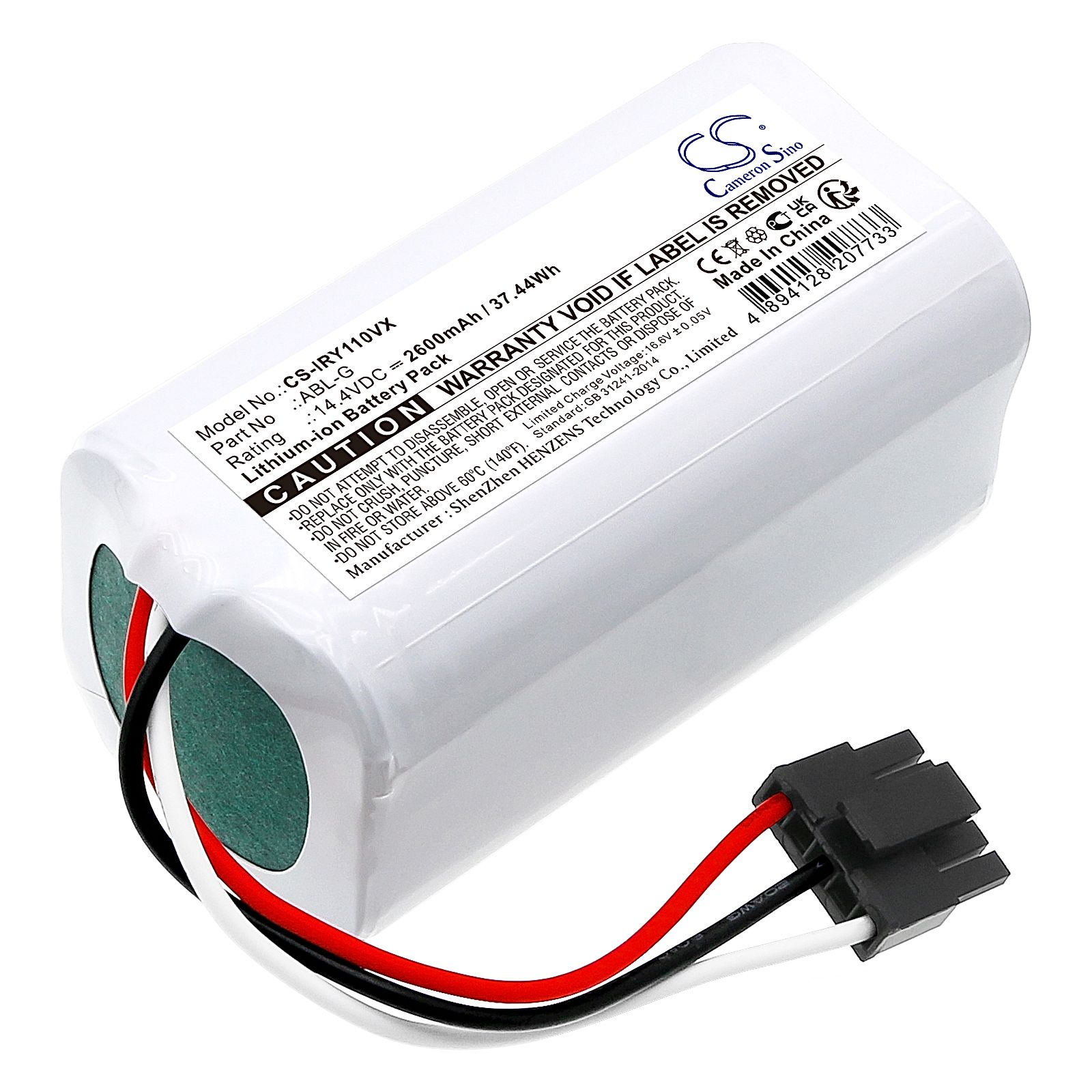 iRobot Roomba Combo Essential Vacuum and Mop Robot Battery Replacement