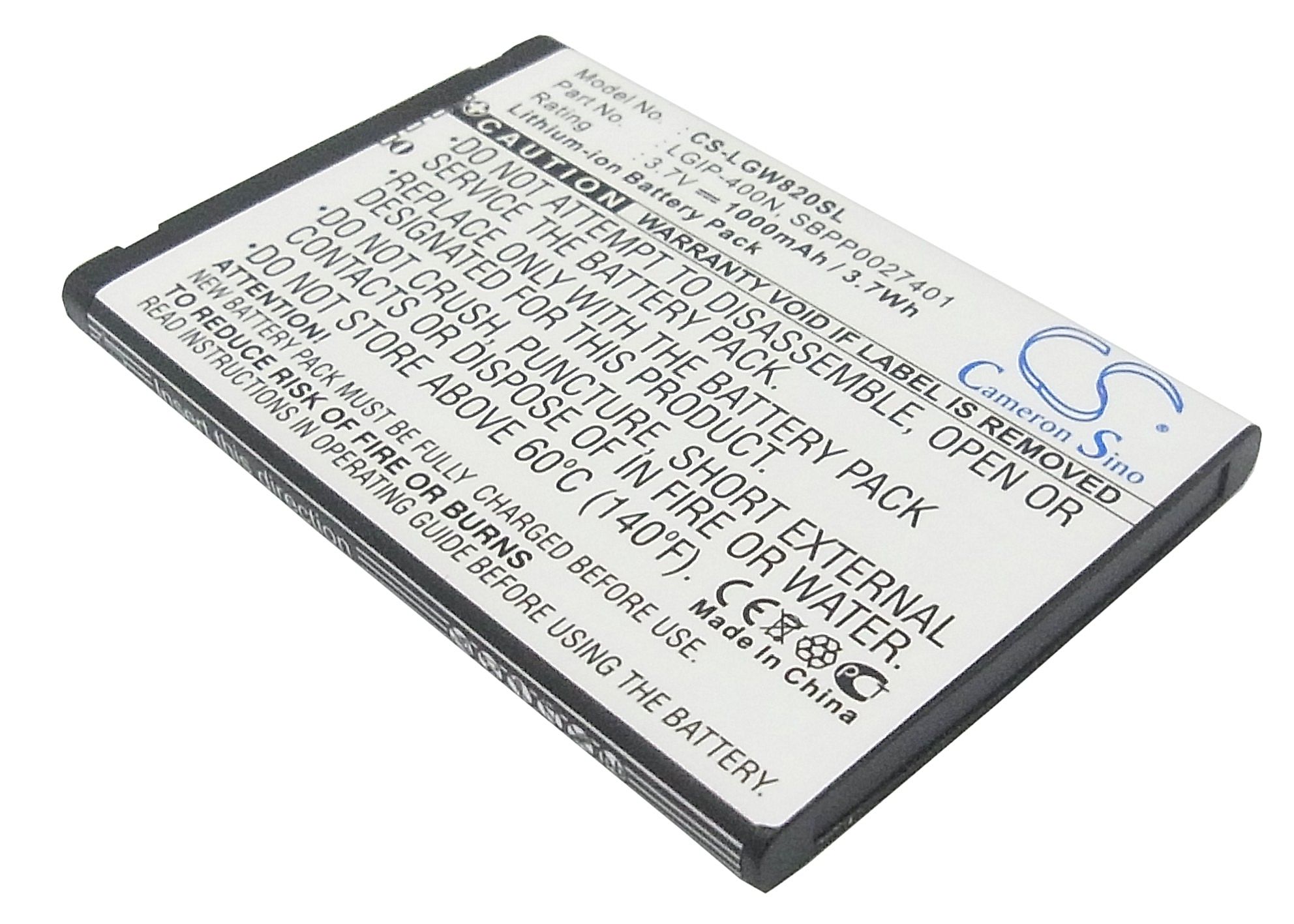 LG GW820 Battery Replacement
