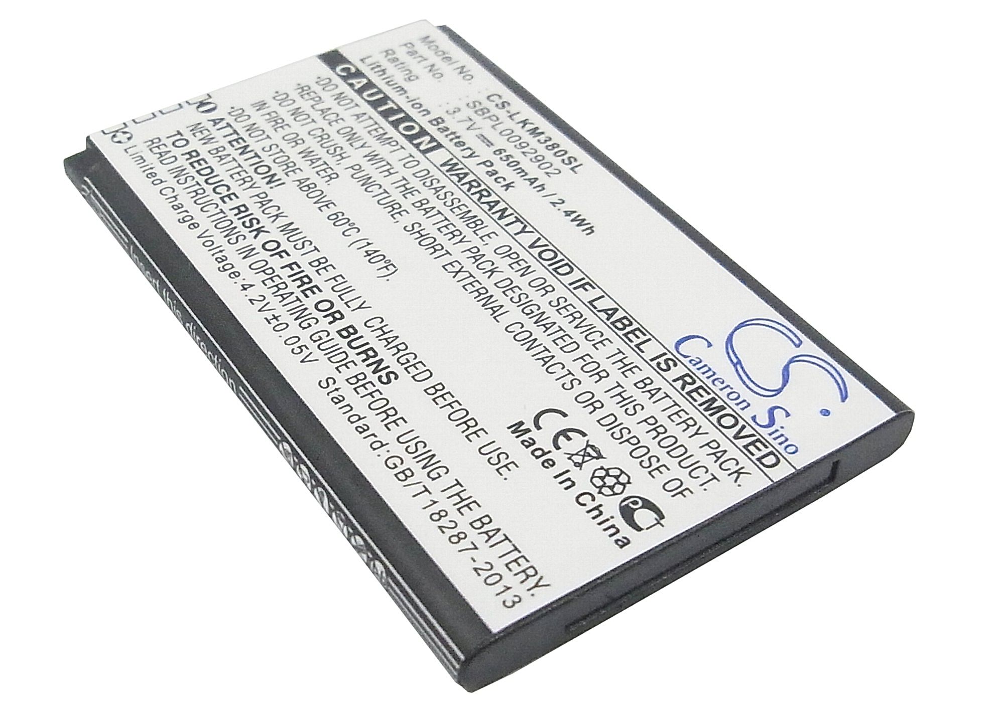 LG KM380 Battery Replacement