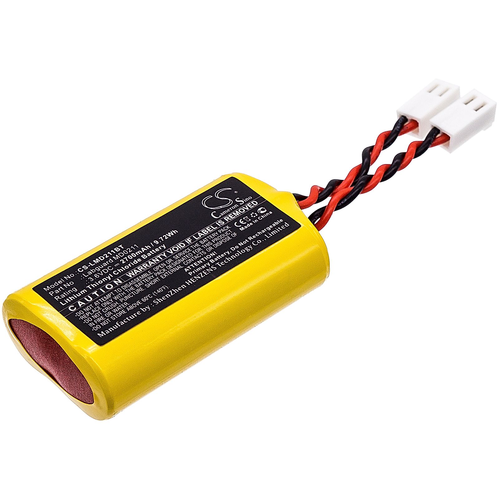Allarme Labguard MD0211 Battery Replacement