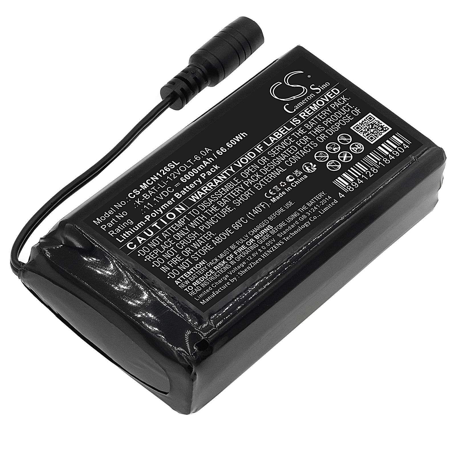 Macna Li-po 12v 6a Battery Replacement