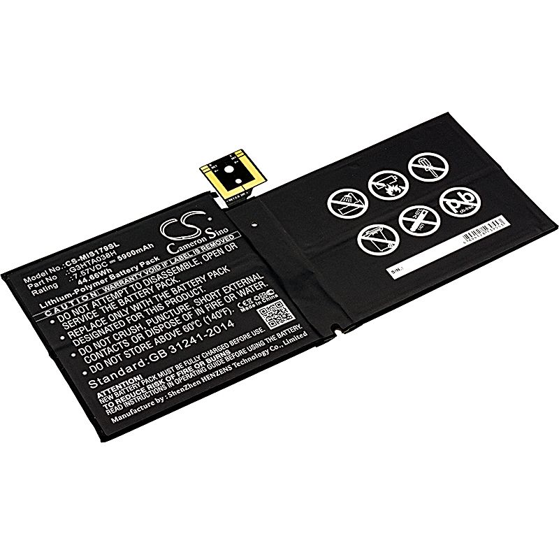 Microsoft Surface Pro 6 1807 Battery Replacement