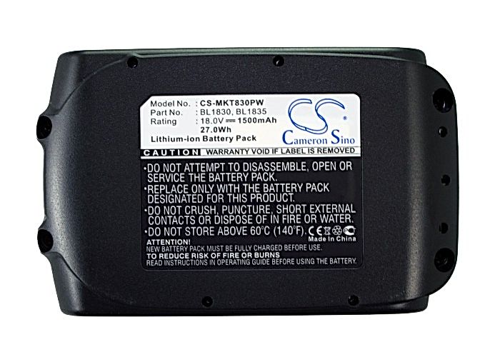 Makita BCL180F Battery Replacement