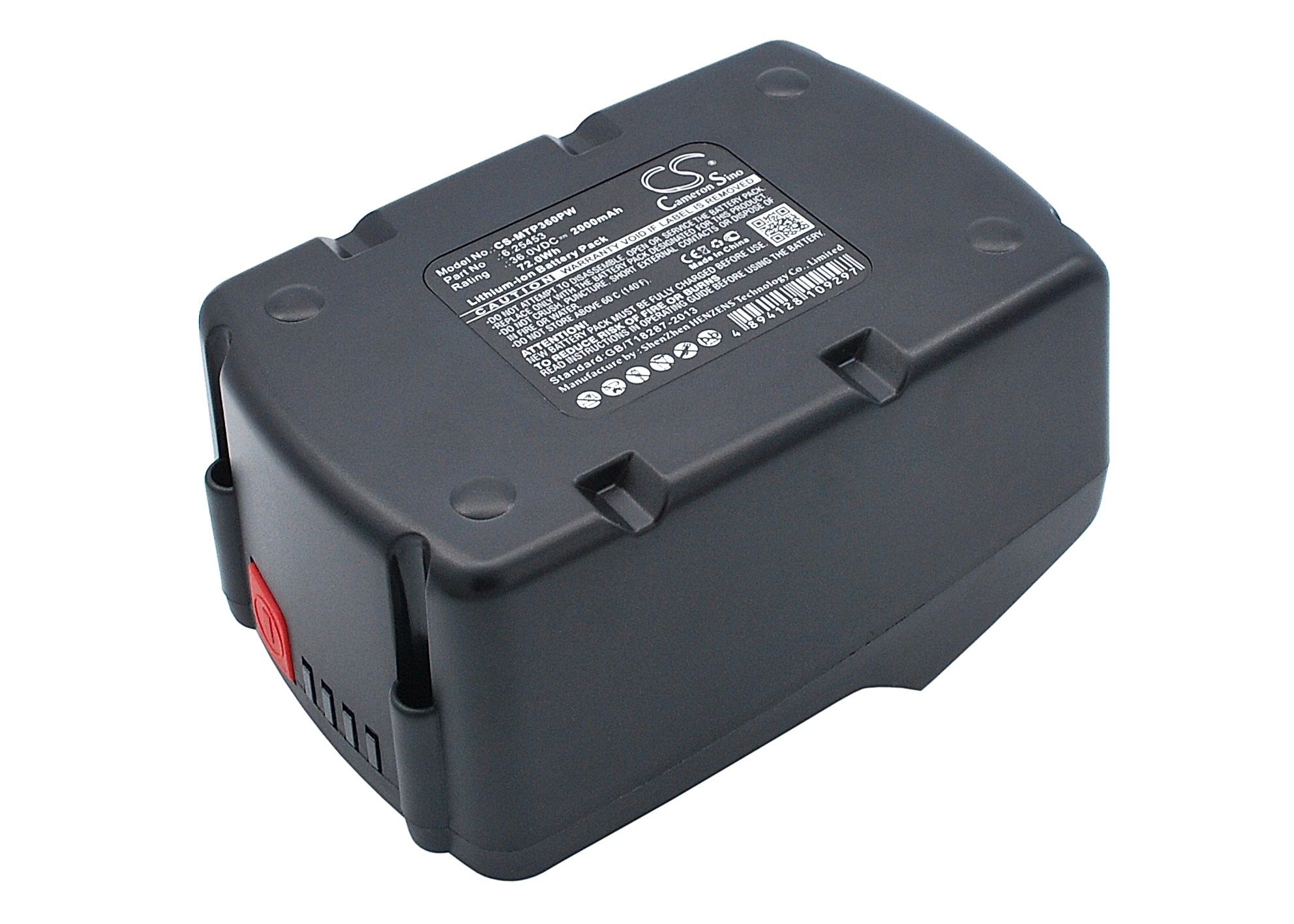 Metabo BHA 36 LTX Battery Replacement