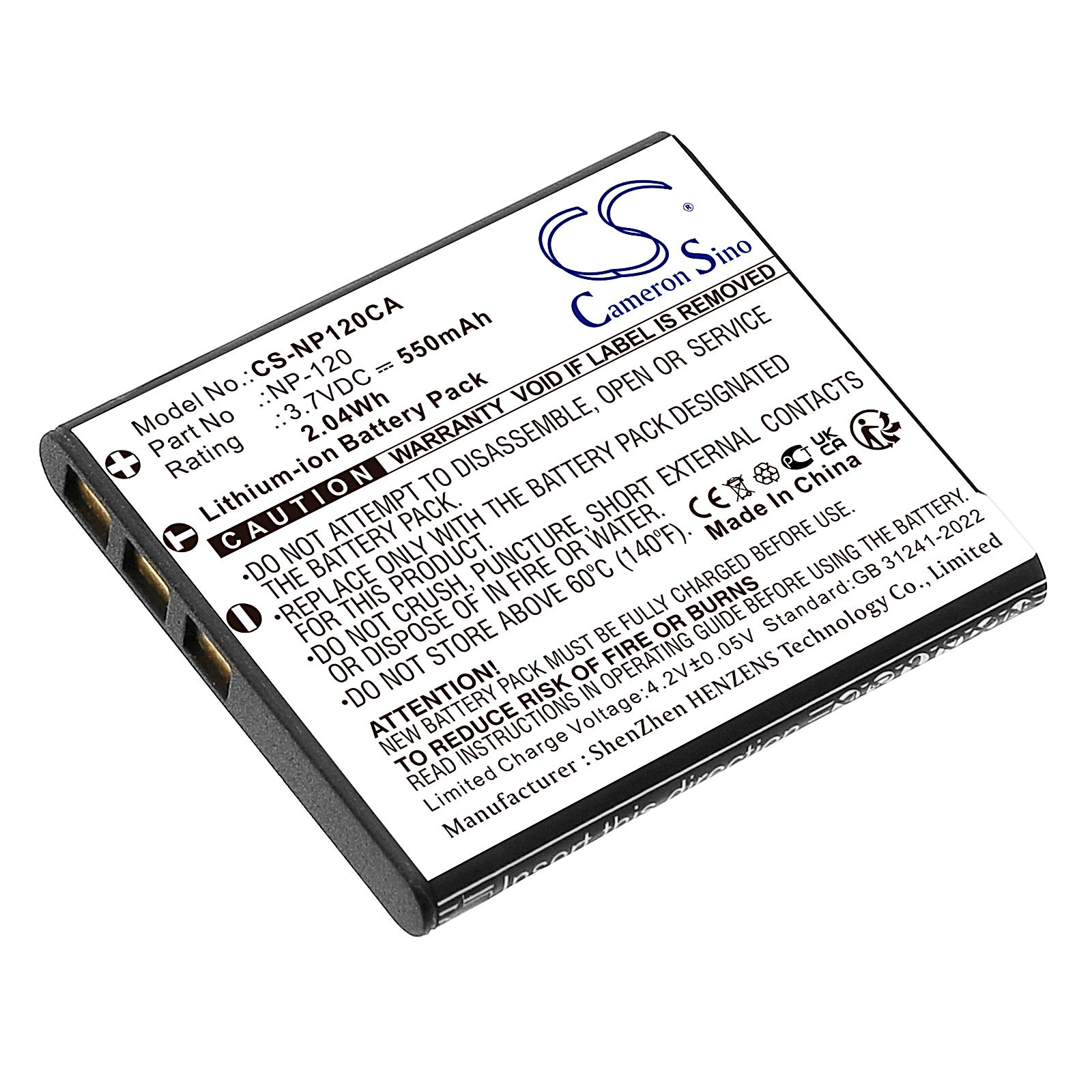 Casio Exilim EX-EX-S200BK Battery Replacement