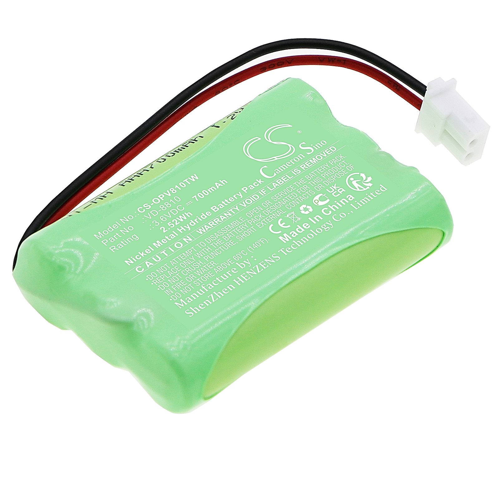 IQ America VD-8810 Battery Replacement
