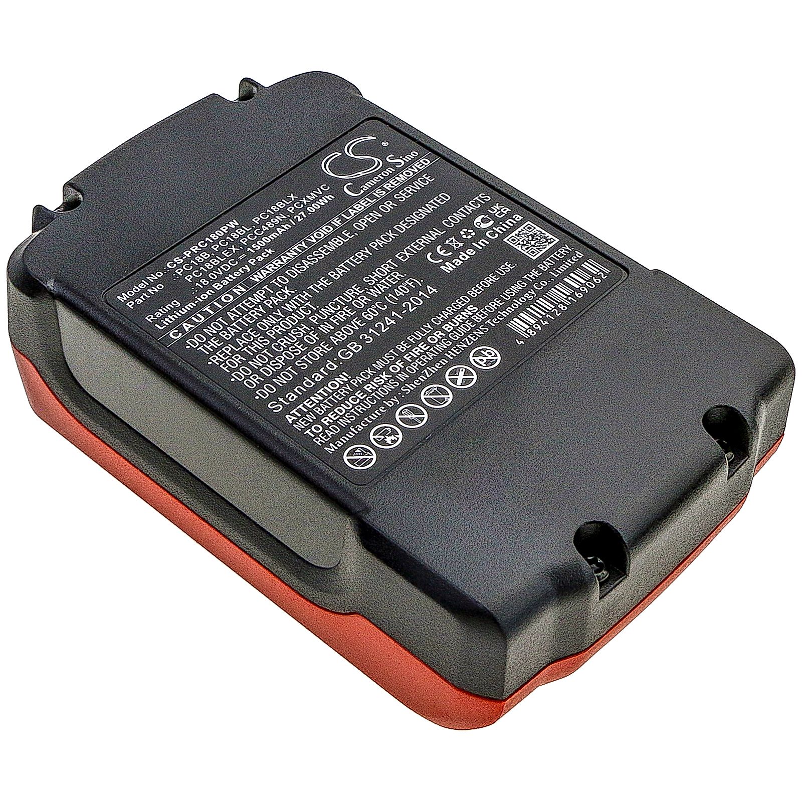 Porter Cable PC18CS Battery Replacement