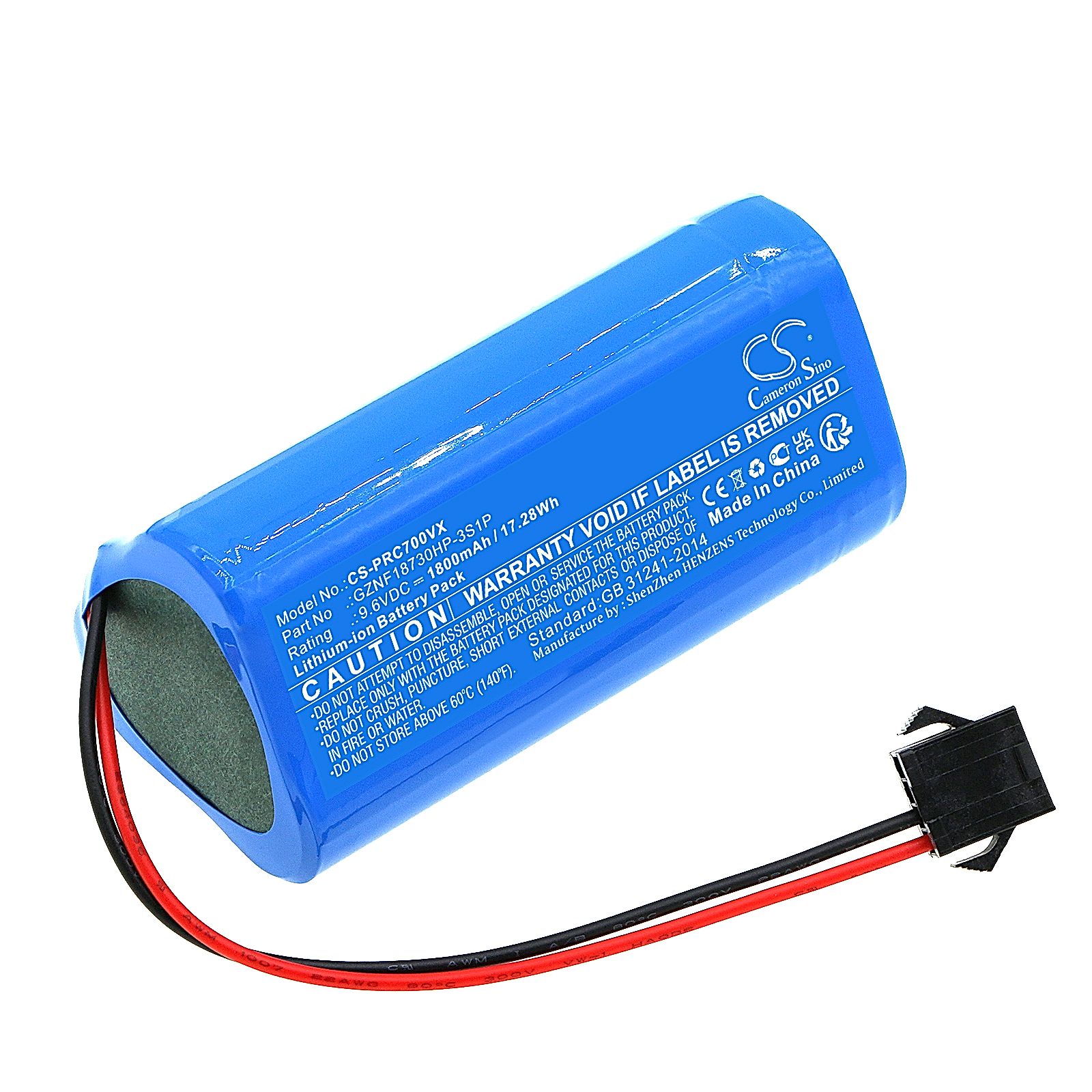 Pure Clean PUCRCX70 Battery Replacement