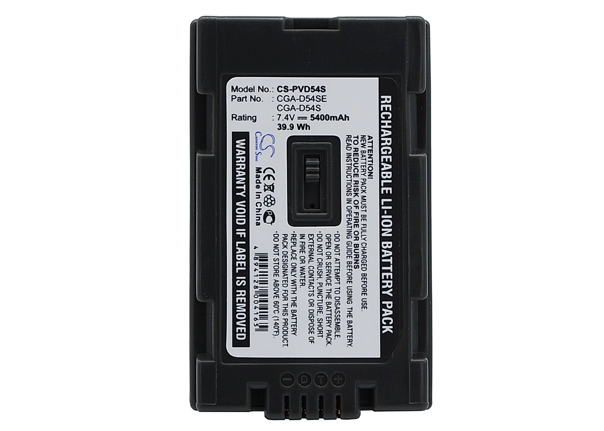Panasonic AG-DVC62 Battery Replacement