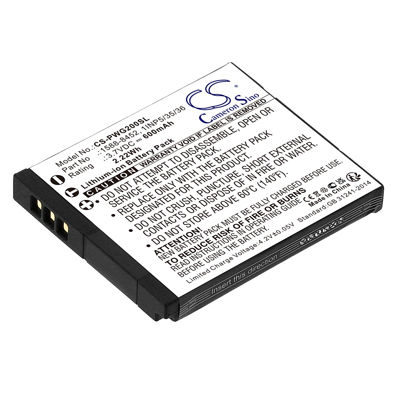 Panasonic RP-WFG20 Battery Replacement