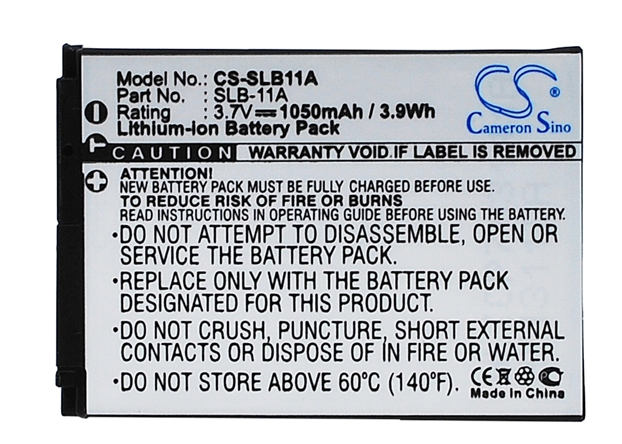 Samsung WB100 Battery Replacement