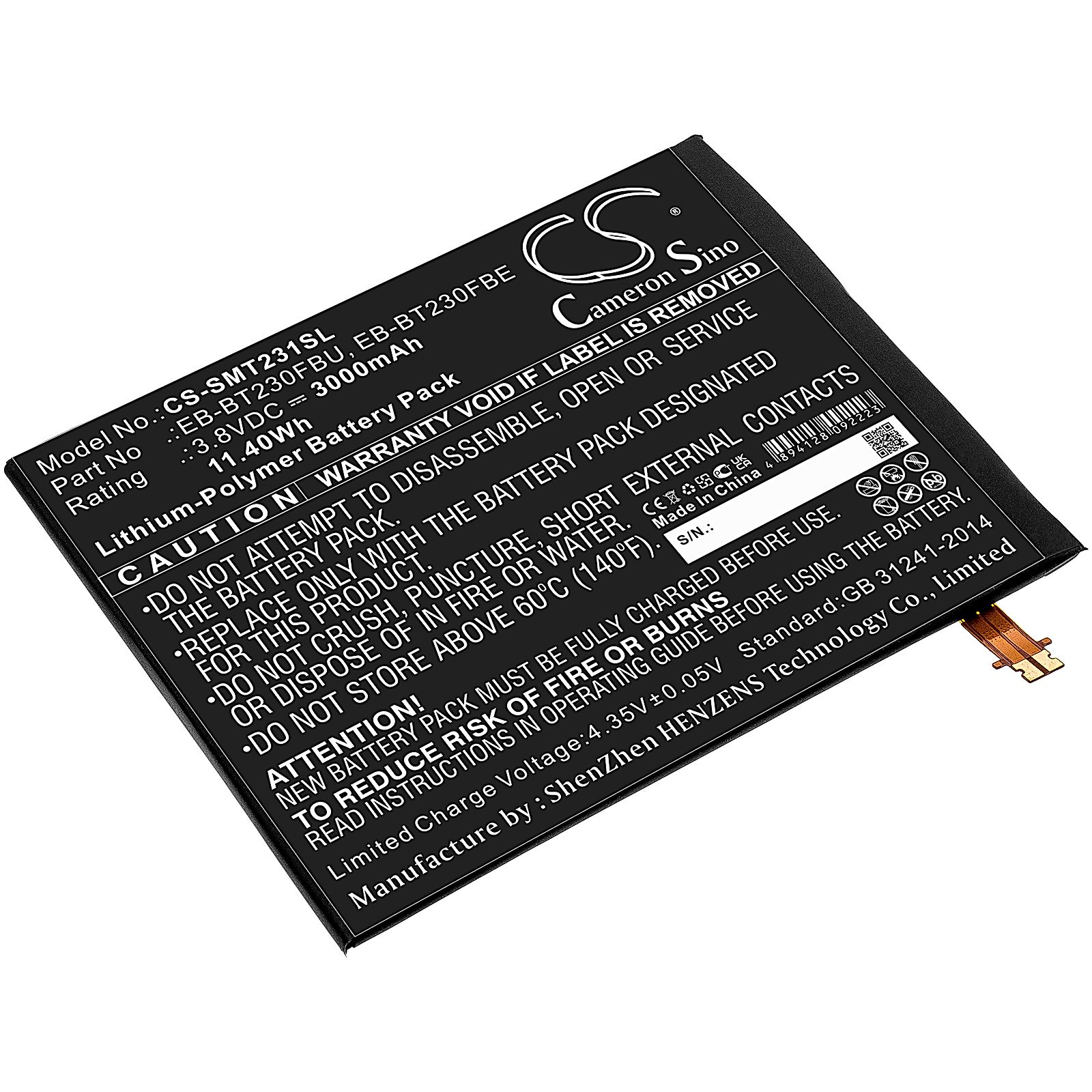 Samsung SM-T230NU Battery Replacement