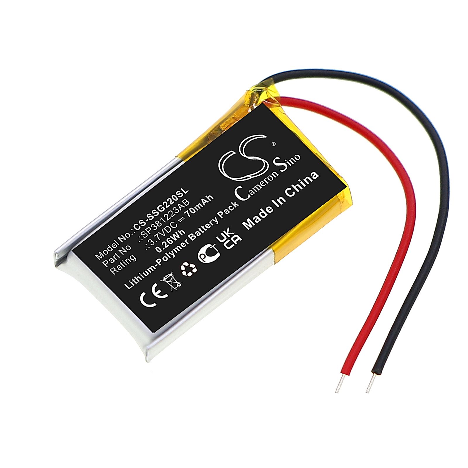 Samsung SG-2200AR 3D Glasses Battery Replacement