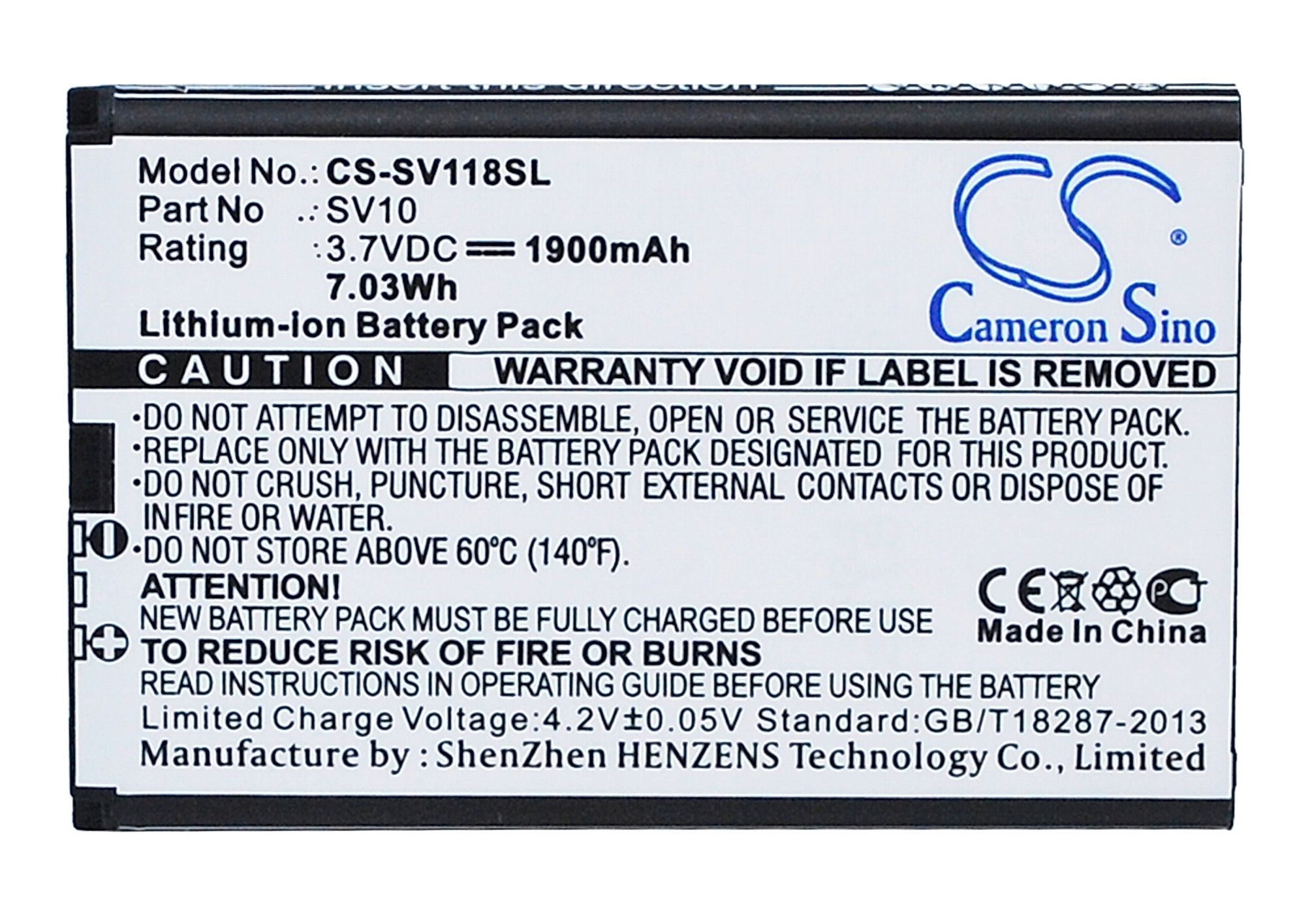 Sieval SV-118 Battery Replacement