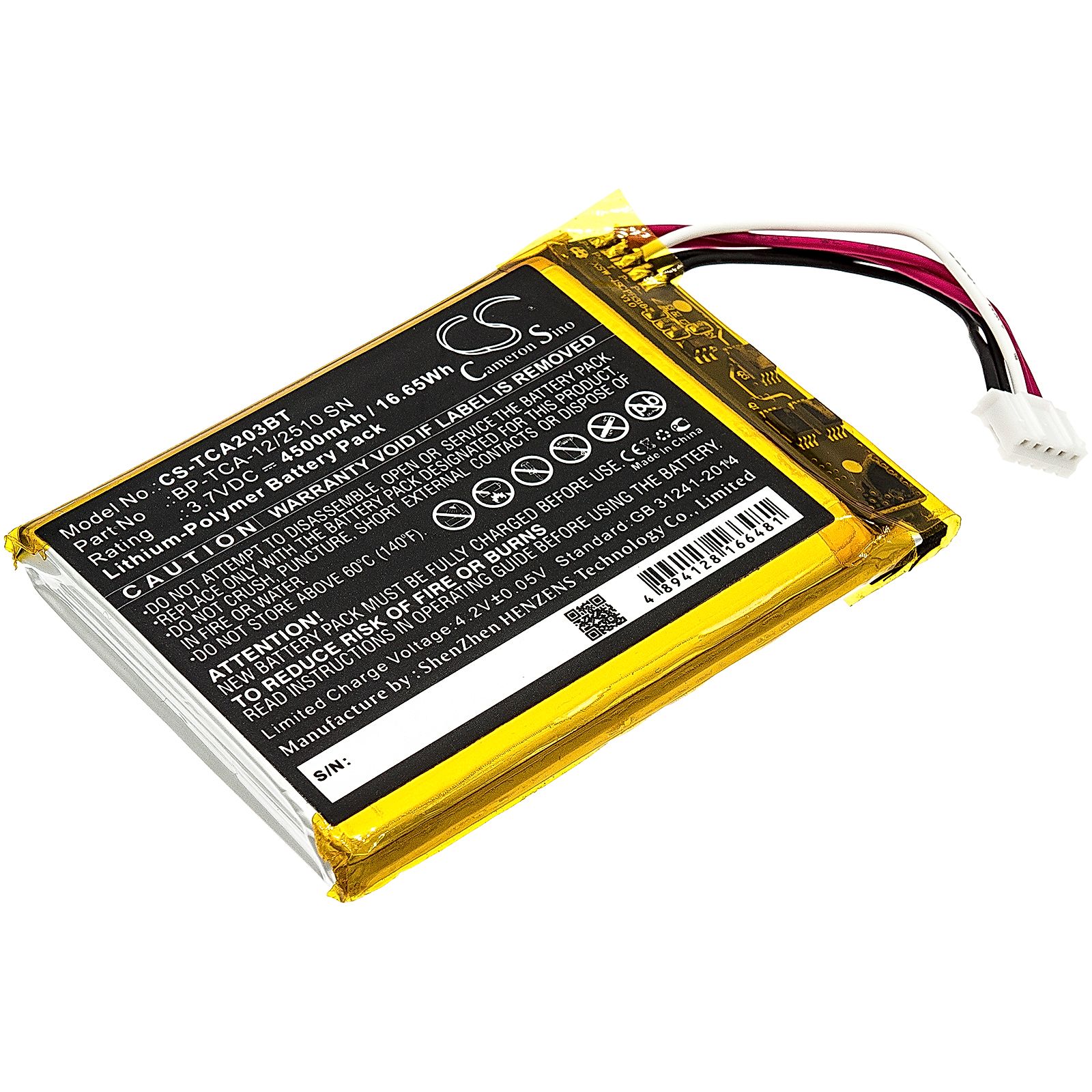 Technicolor TCA203 Battery Replacement