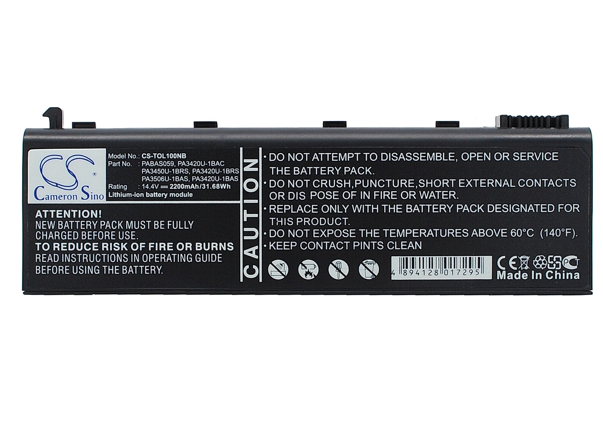 Toshiba Satellite L20-101 Battery Replacement