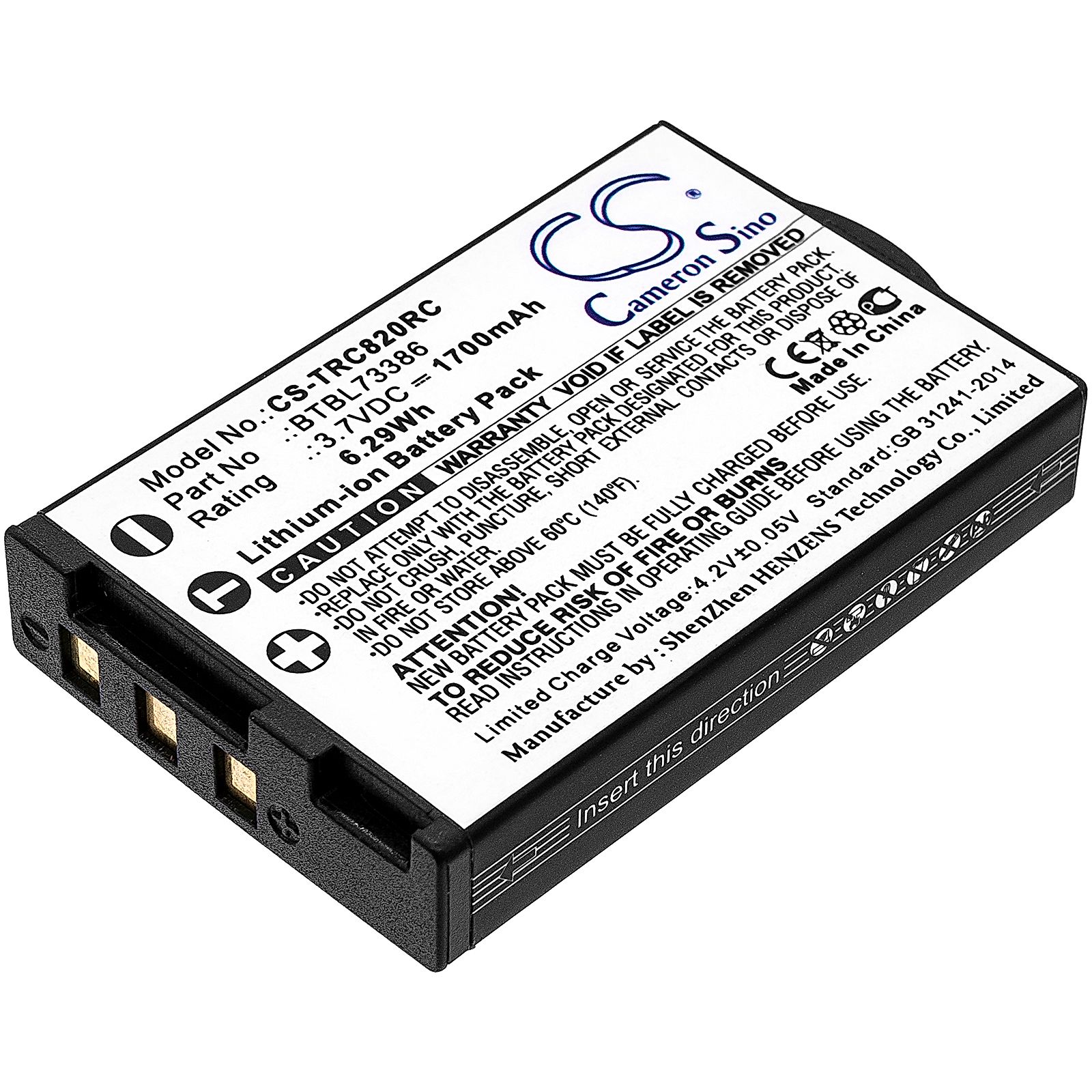 URC TRC-1080 Battery Replacement