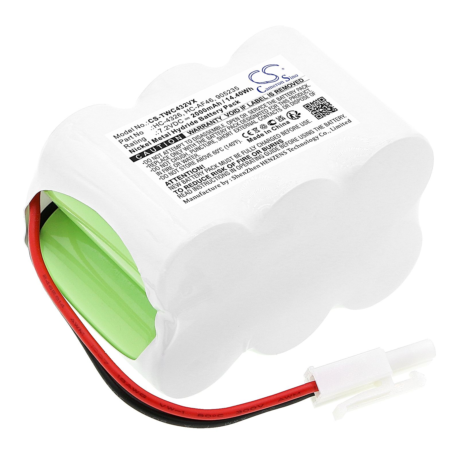 Twinbird HC-4326P Battery Replacement